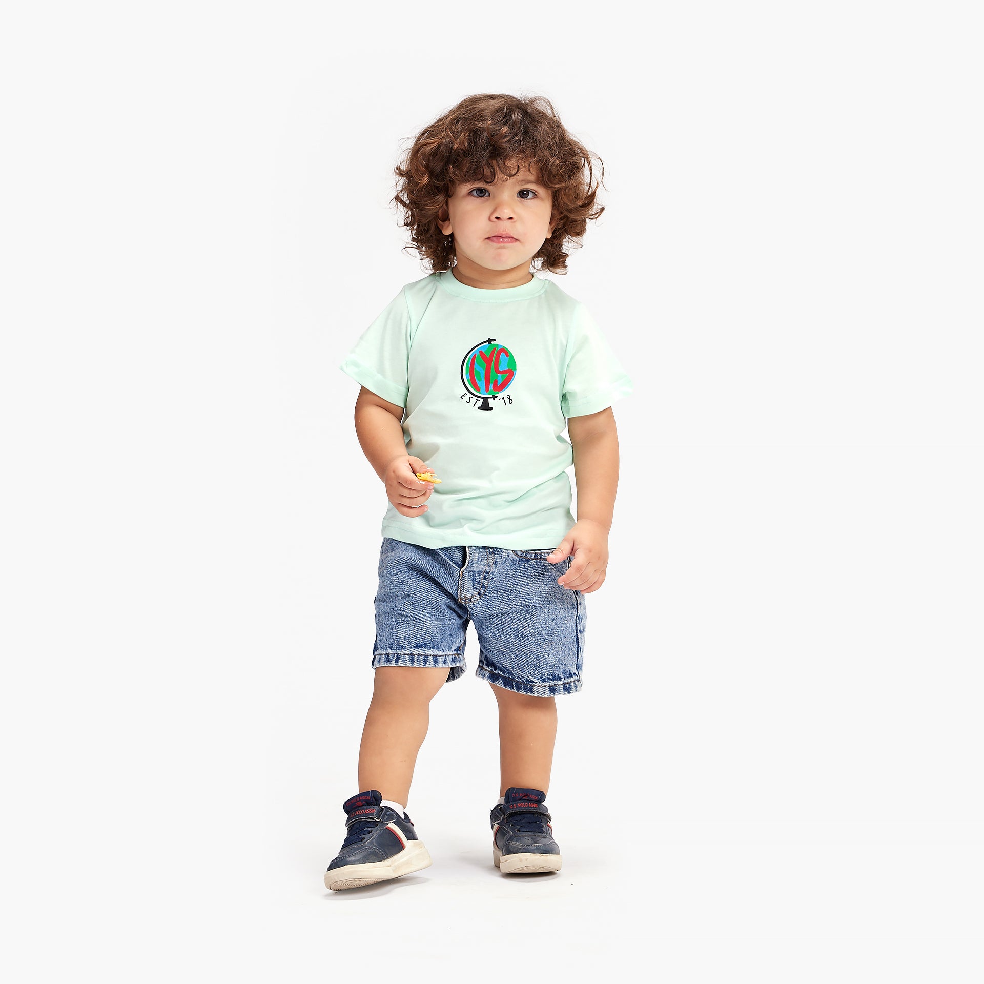 Kids Mint Green Adventure T-shirt By In Your Shoe