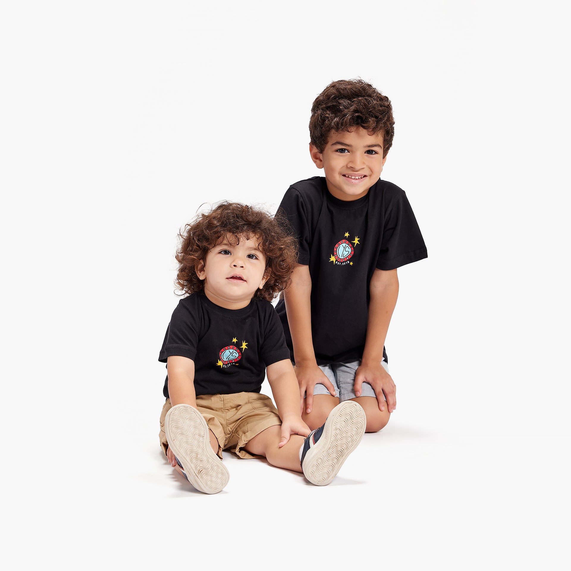 Kids Black Always on a Mission T-shirt By In Your Shoe