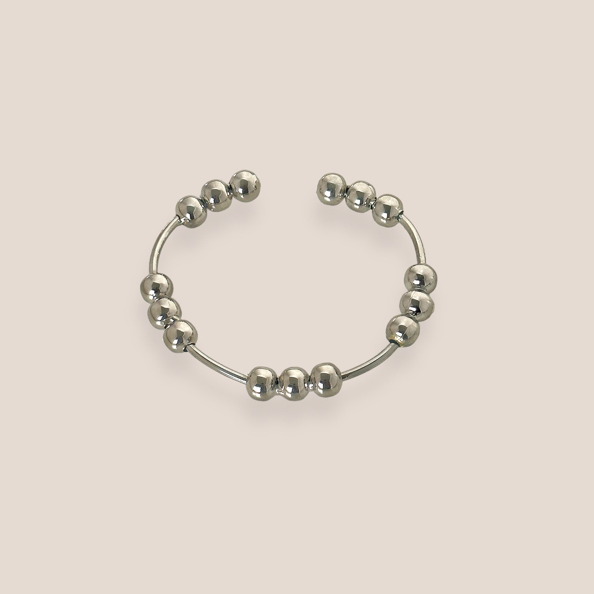 Bubble Bracelet in Silver By D By Dalia