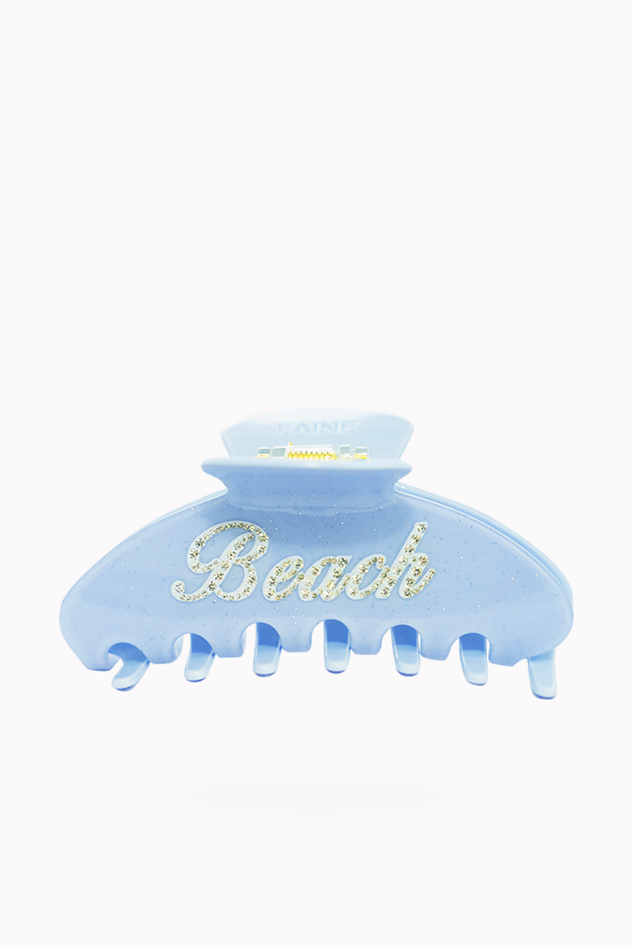 Blue Beach Glitter Hair Claw Clip by Faine