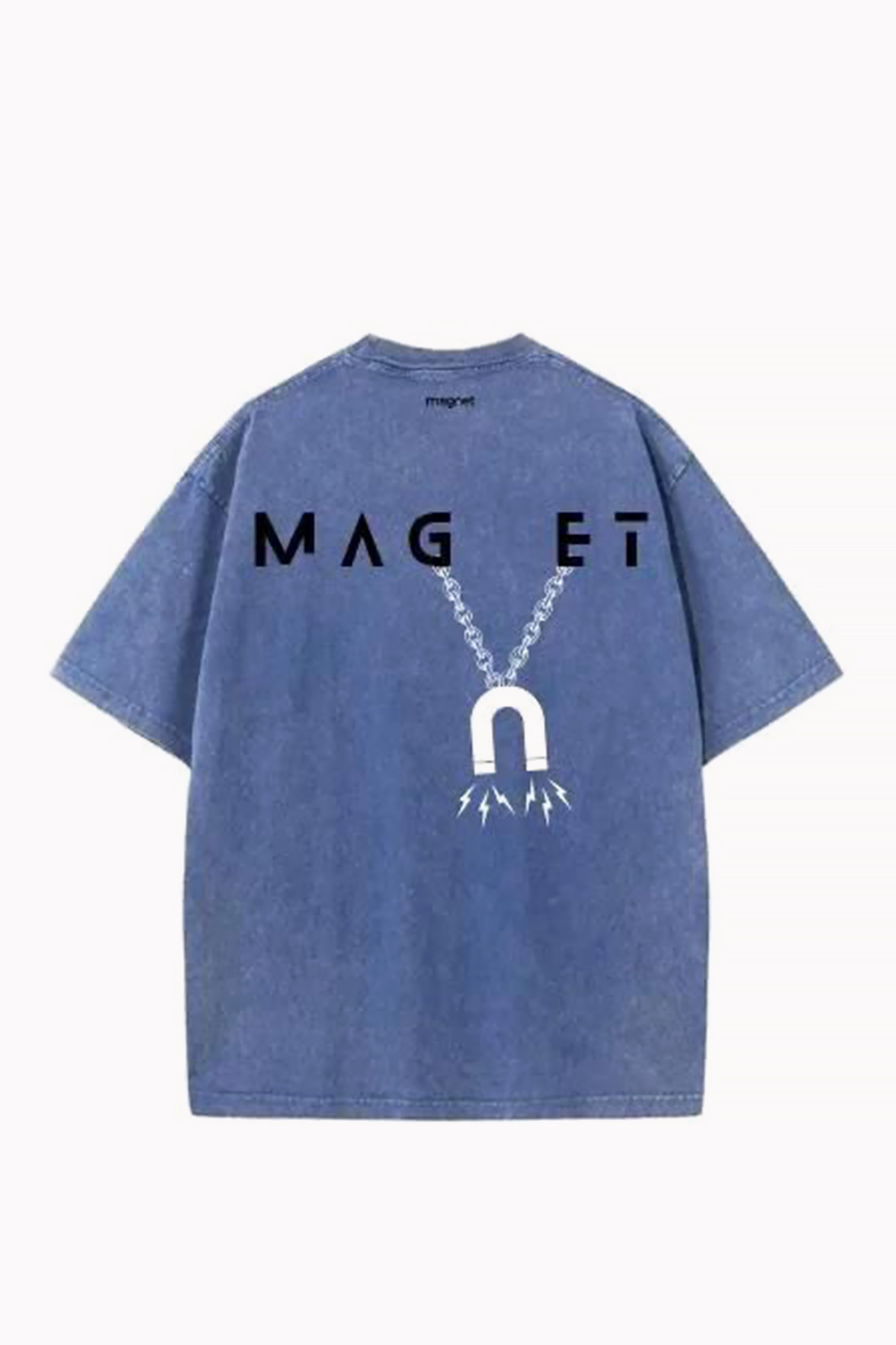 Blue Magnet Graphic T-shirt by Magnet