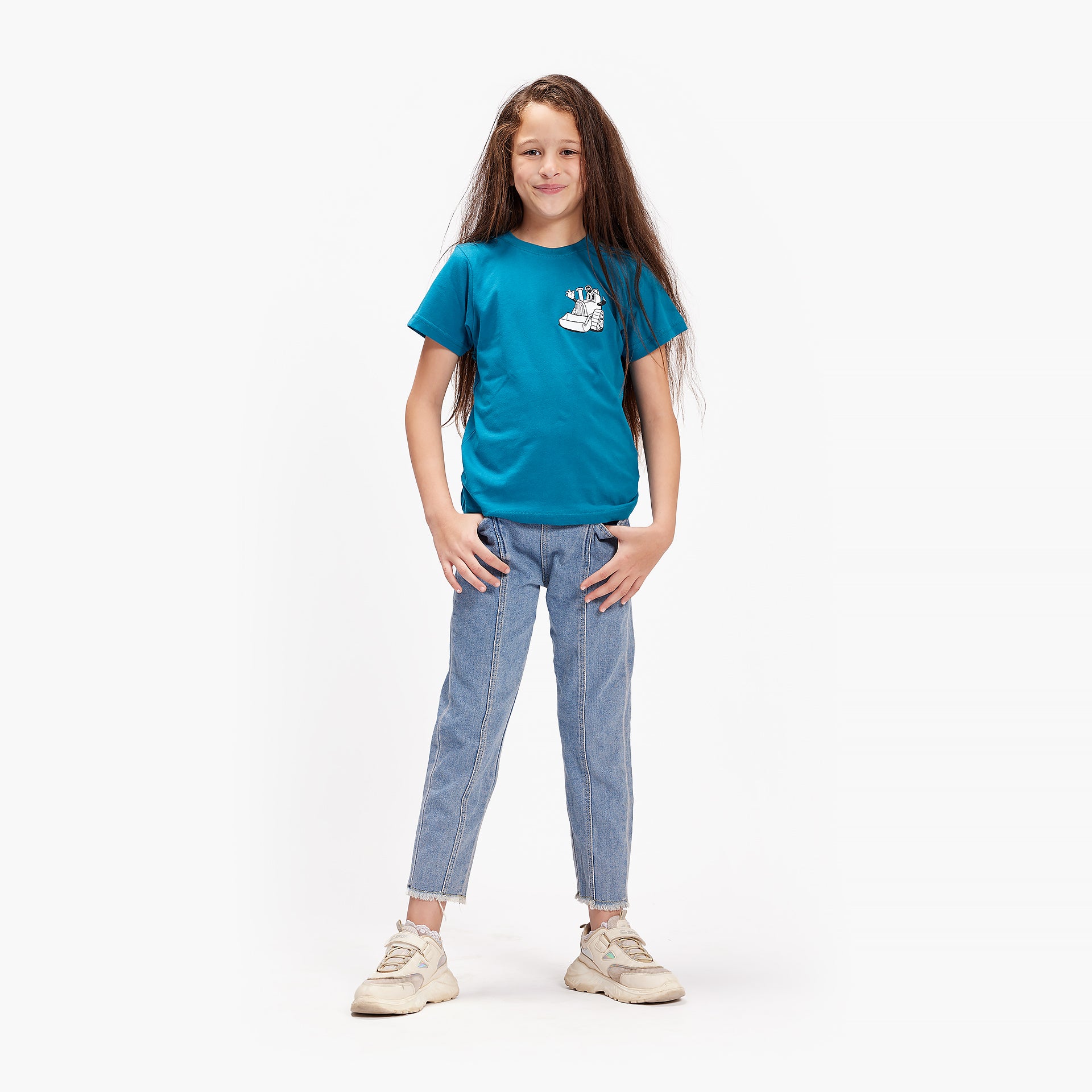 Kids Blue Build N Break T-shirt By In Your Shoe