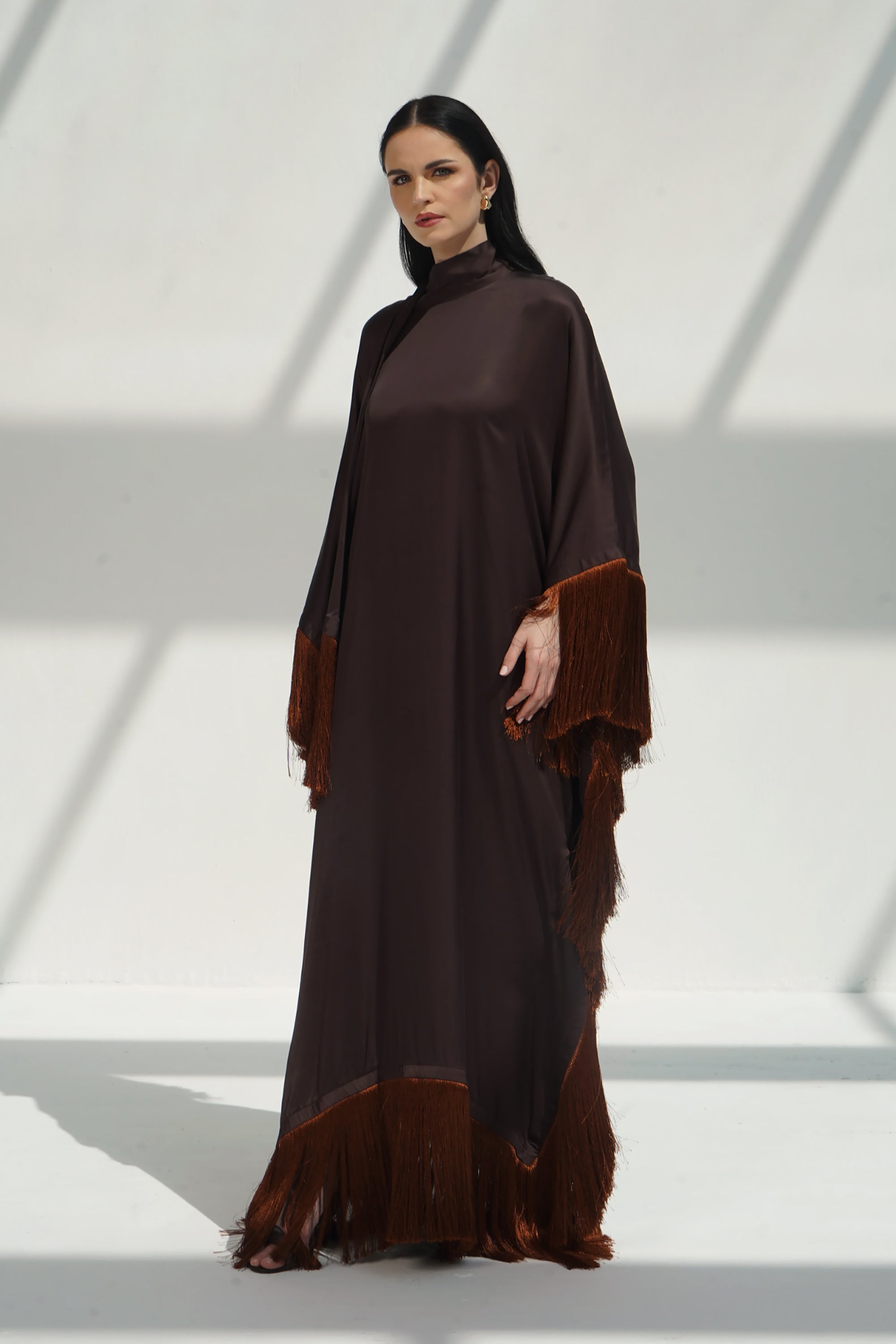 Brown Canna Kaftan by Meelah