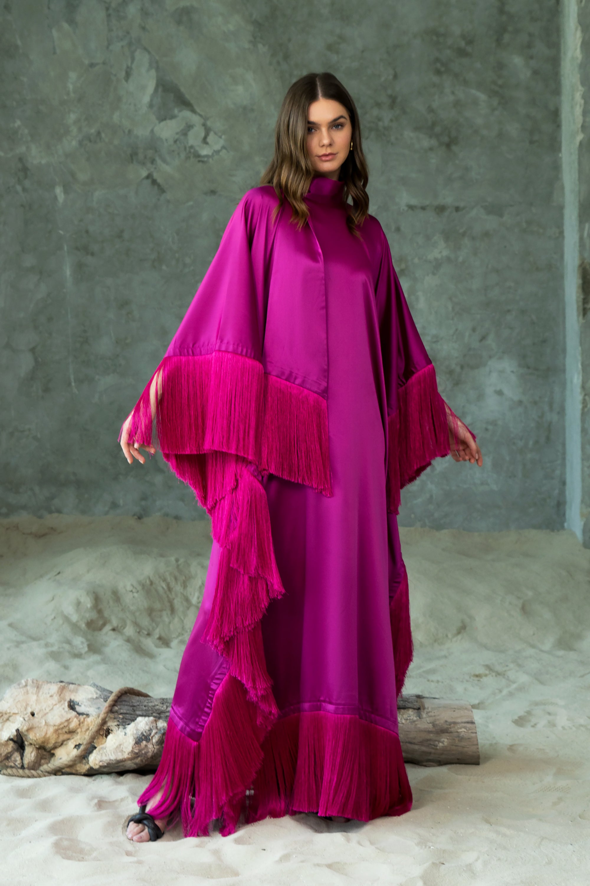 Pink Canna Kaftan by Meelah