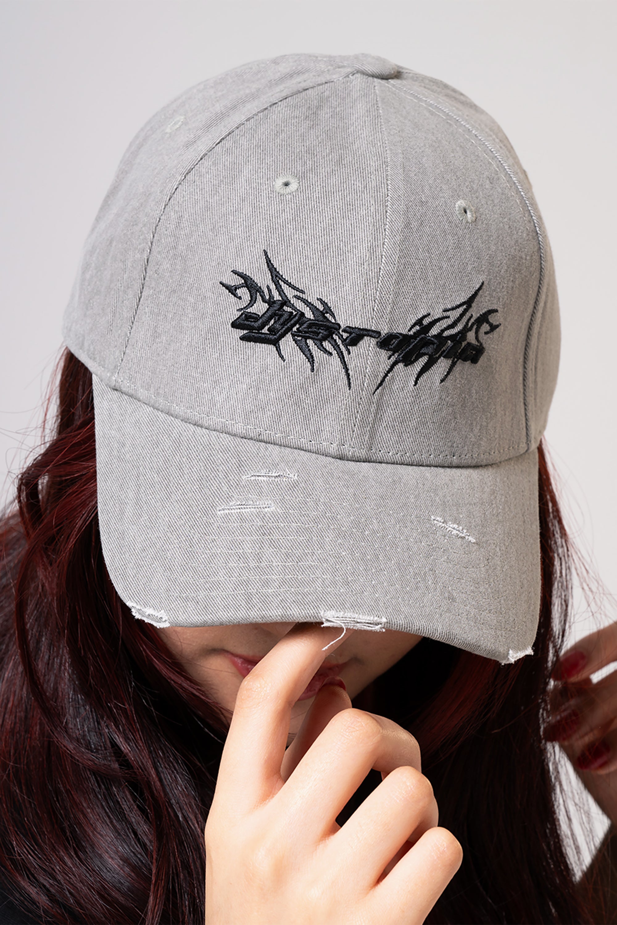 Silver Logo Cap by Dystopia