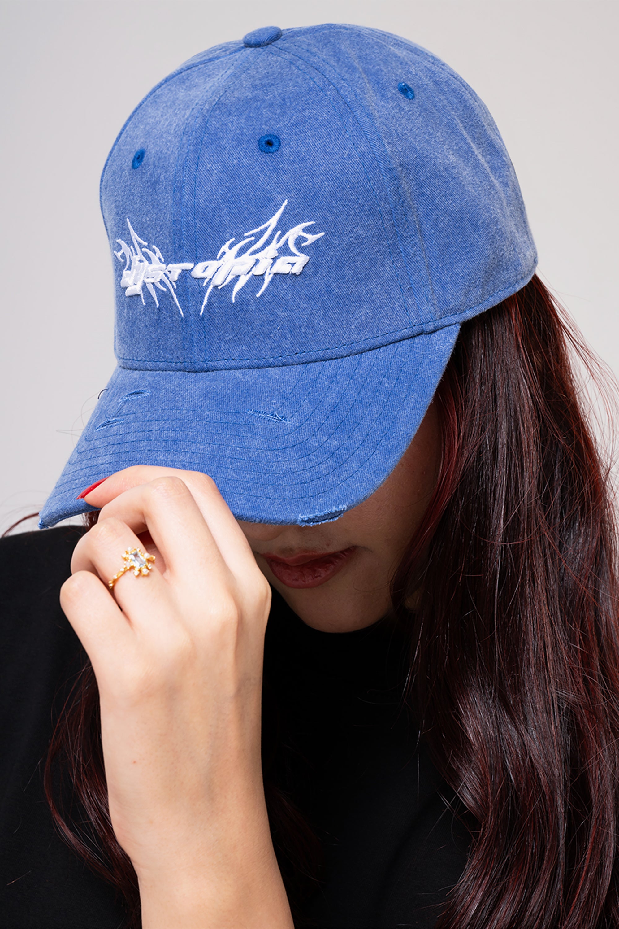 Blue Logo Cap by Dystopia