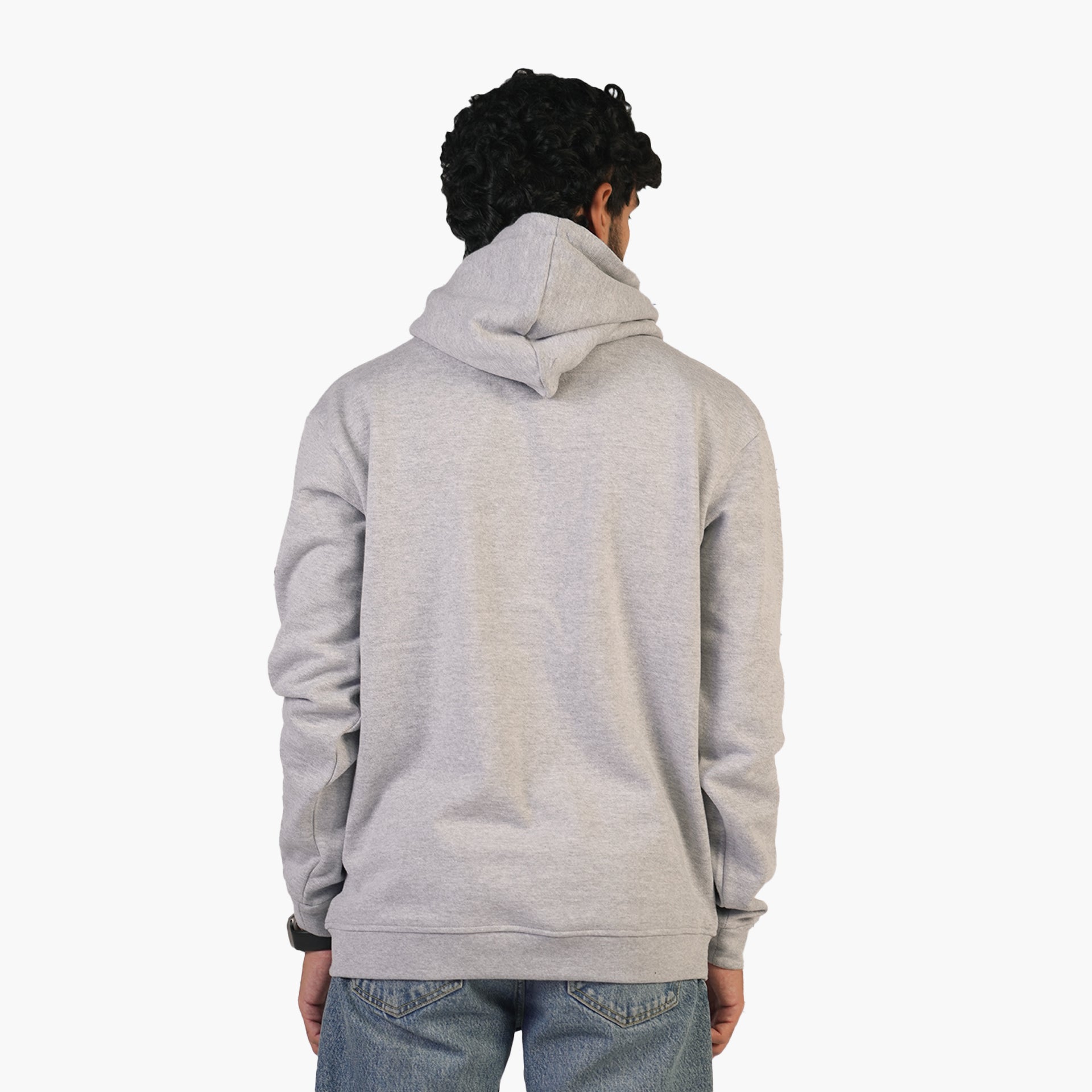 Unisex Light Grey Classical Musical Font Hoodie - WiLLSPER