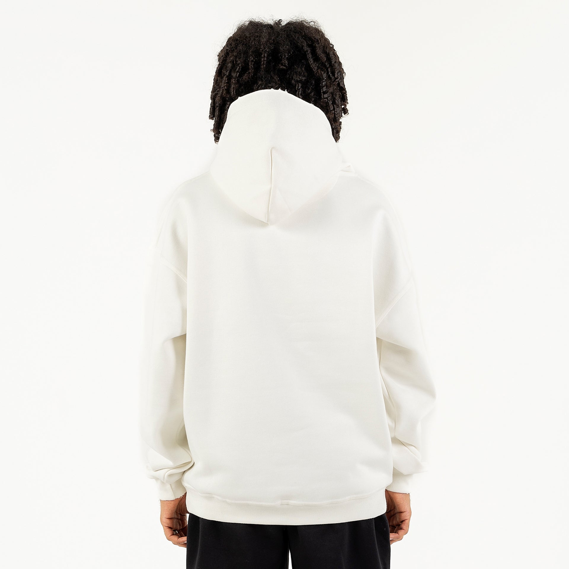 Cream Logo Hoodie By Dystopia