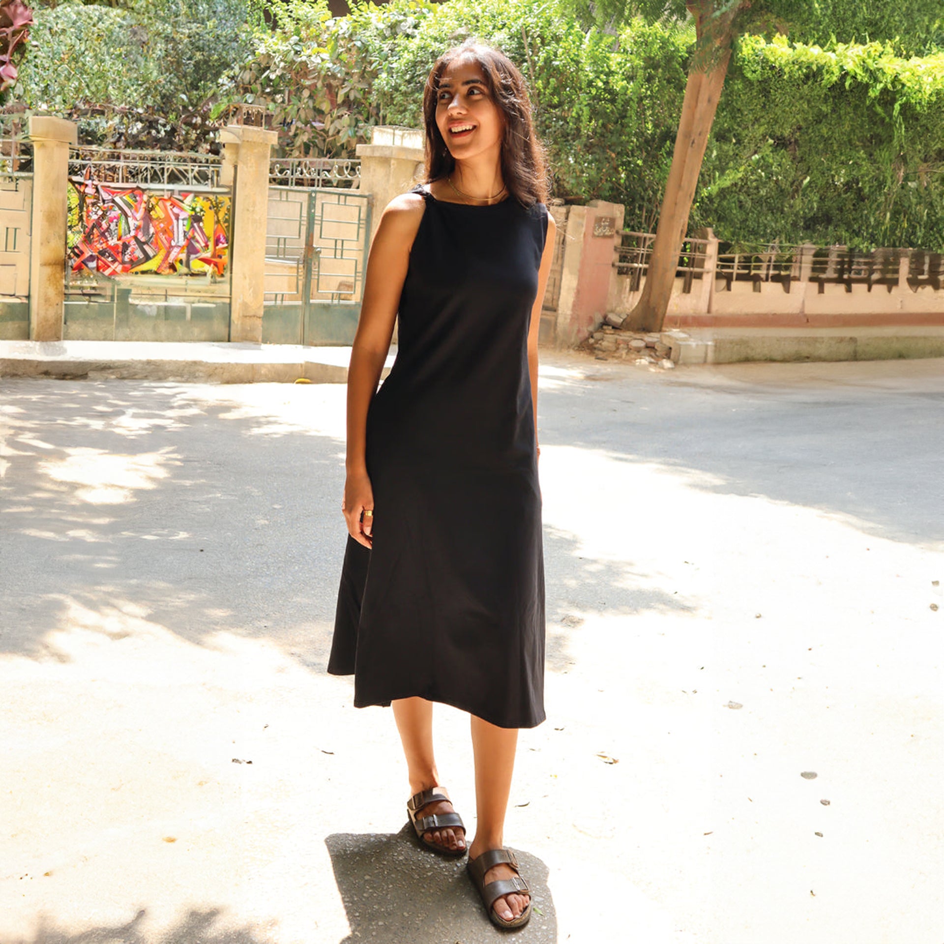 Cairo Dress in Black by FUFA