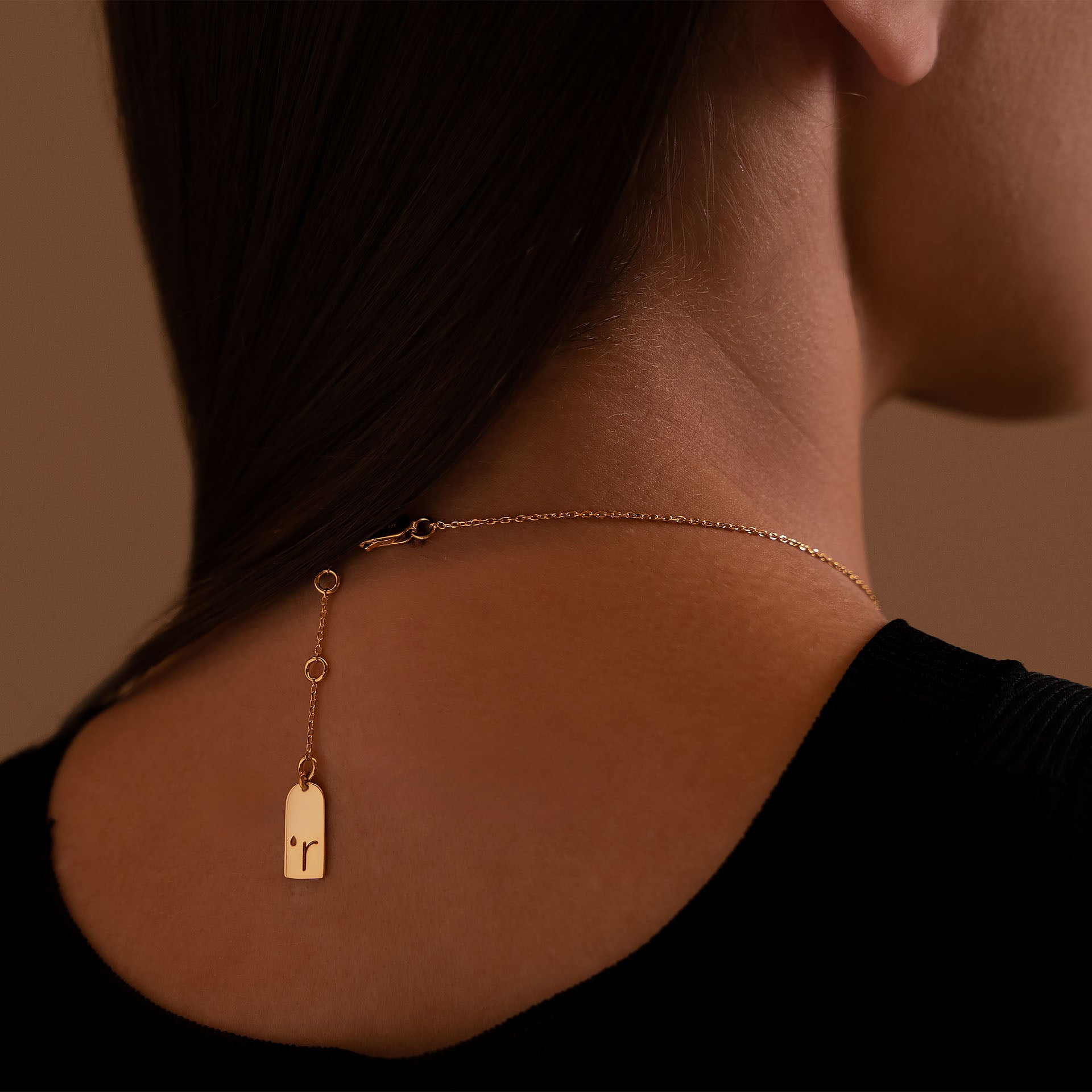 Gold Plated Sara Necklace By L'rosha