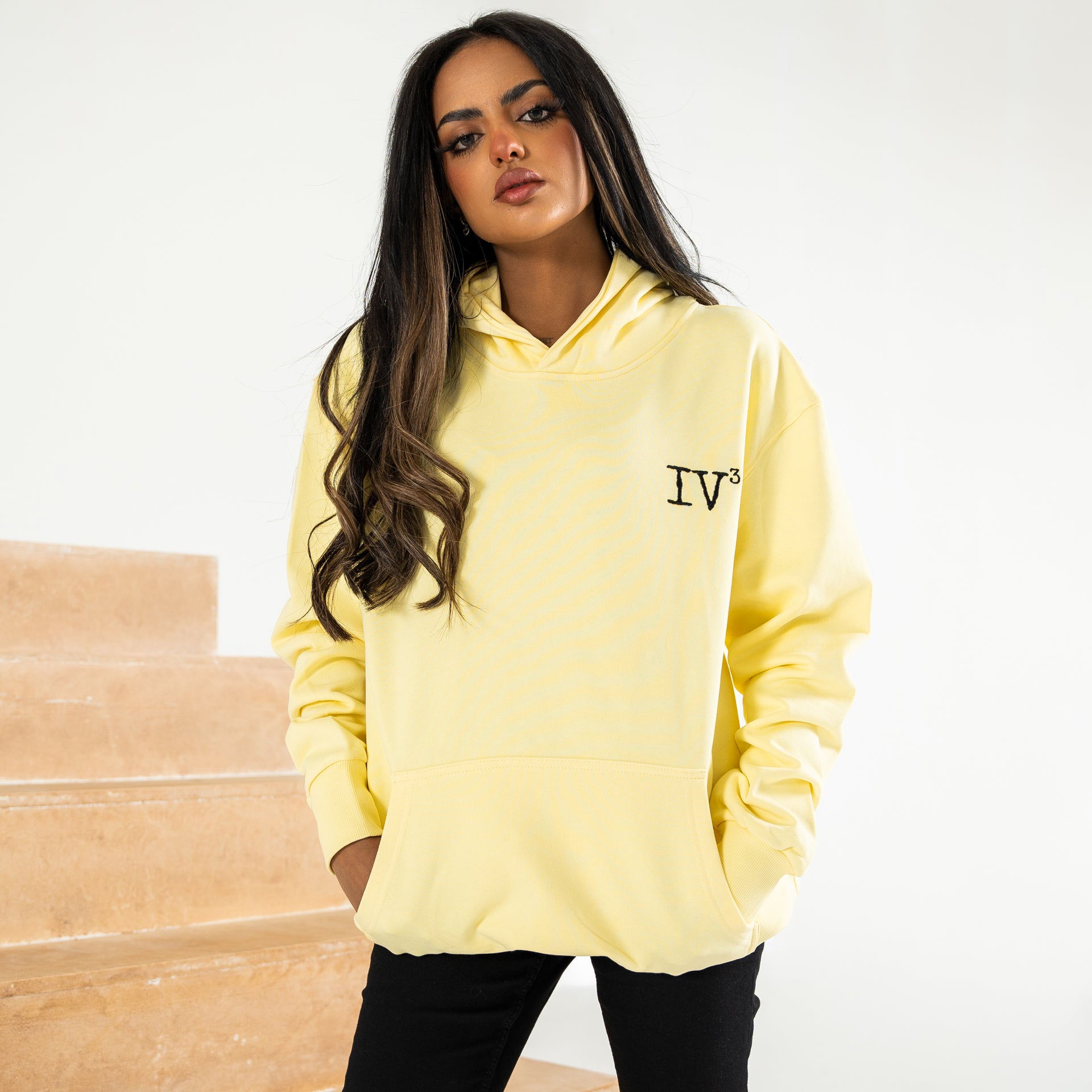 Yellow Hoodie From Triple Four