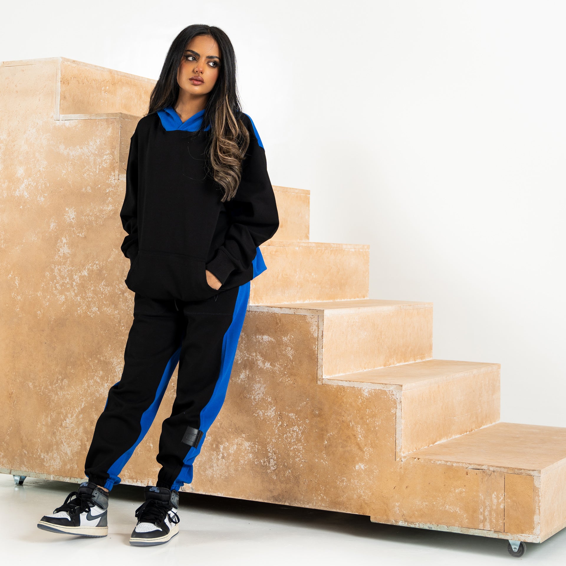 Black & Blue Tracksuit From Triple Four