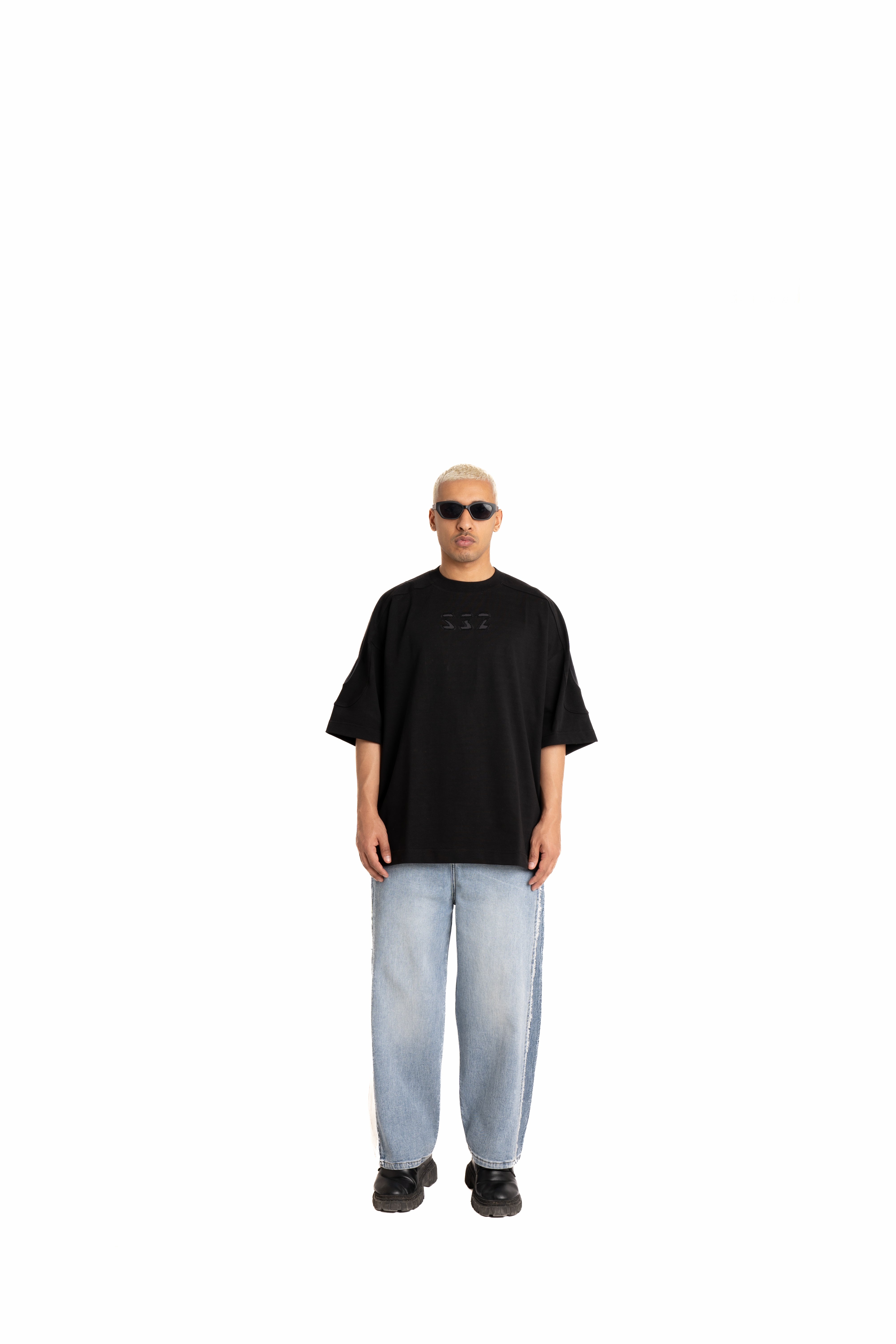 Black Oversize Cotton T-shirt By S32