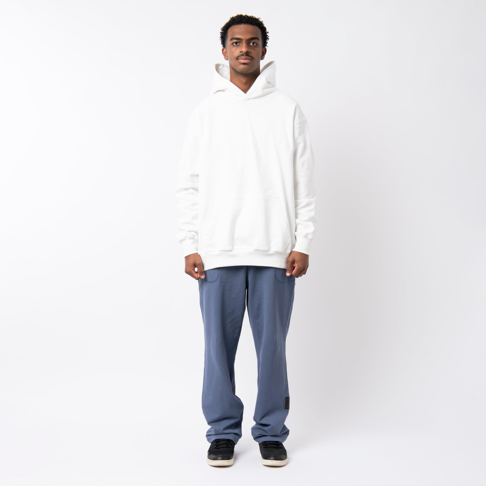 White Hoodie From Triple Four