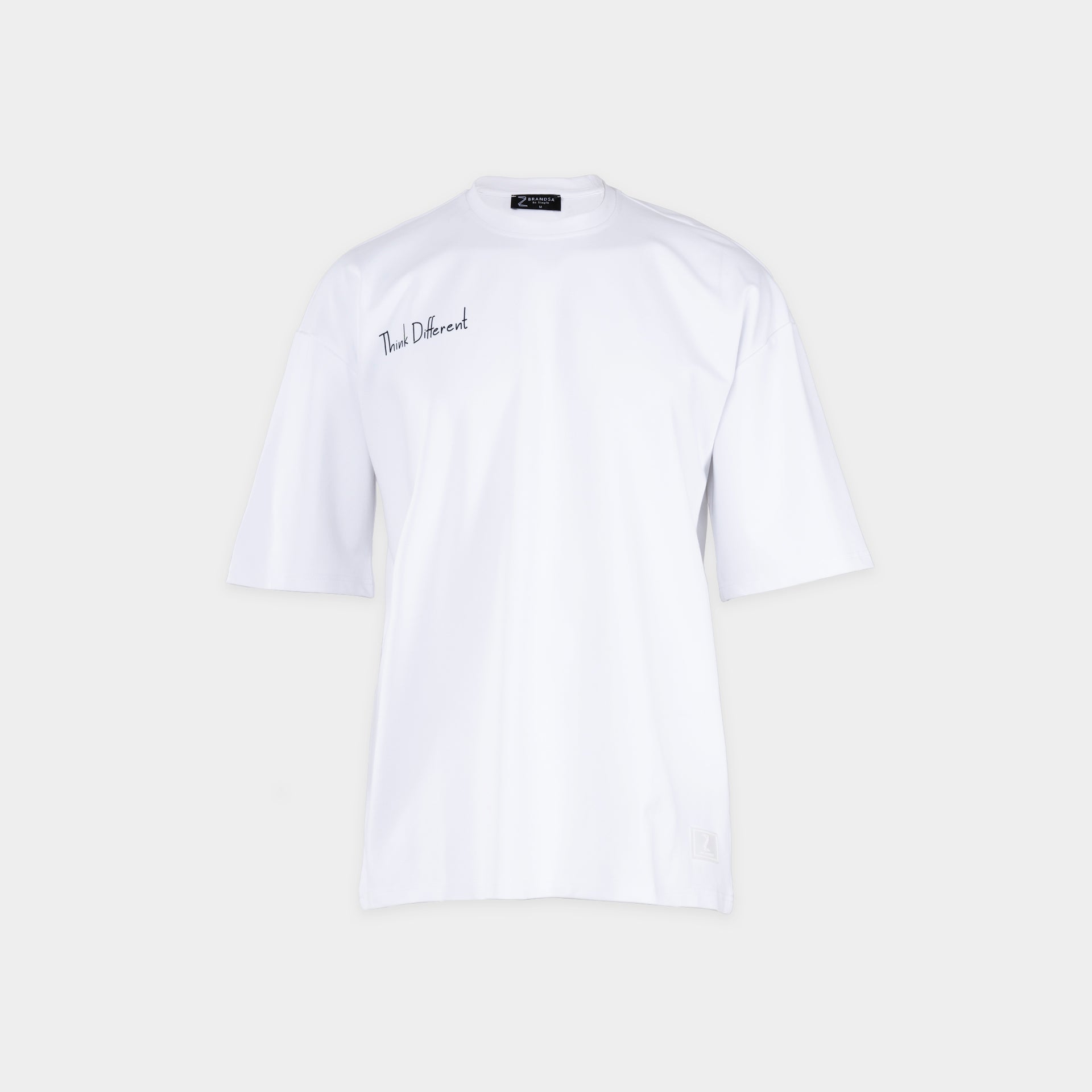 White Think Different T-shirt By Z Brand