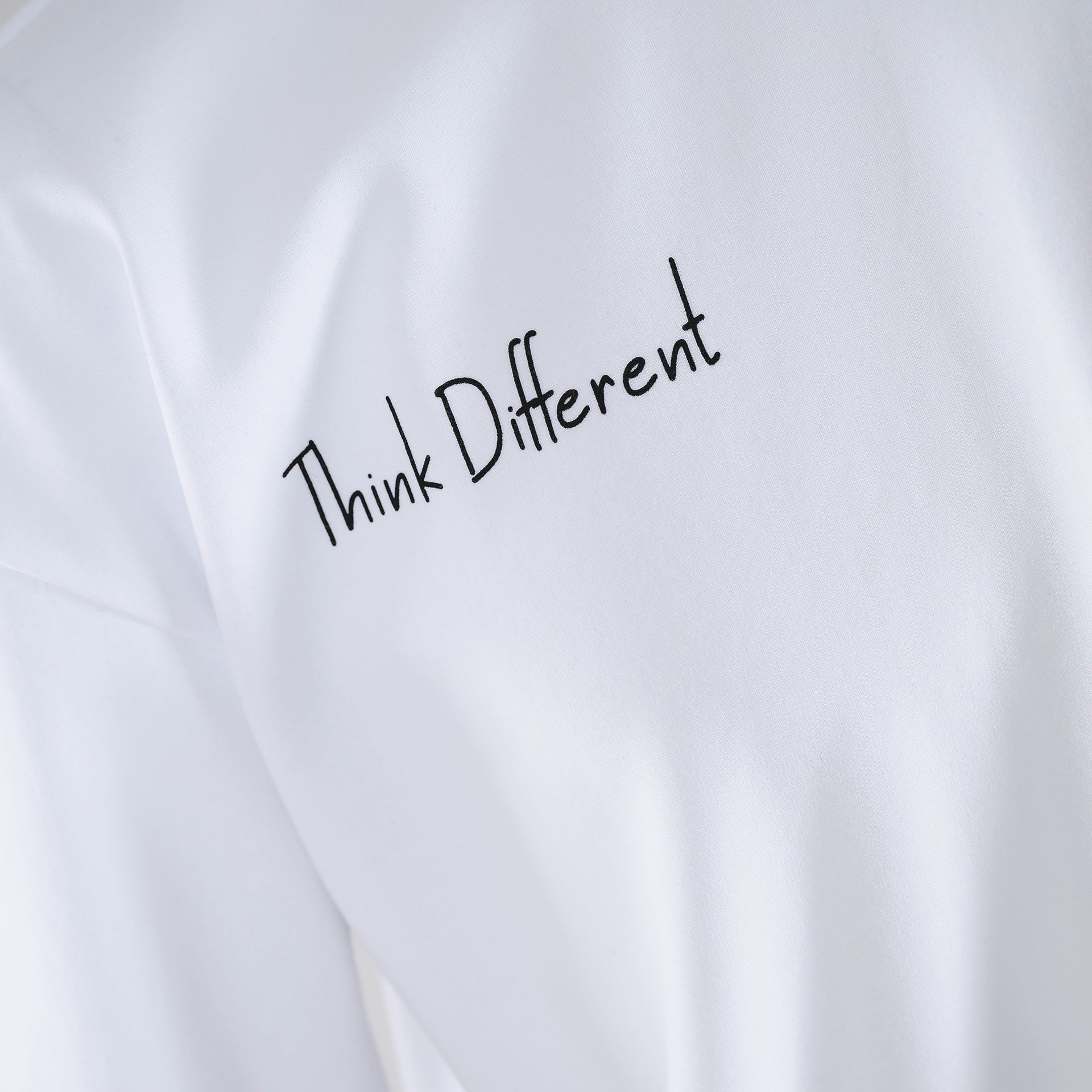 White Think Different T-shirt By Z Brand