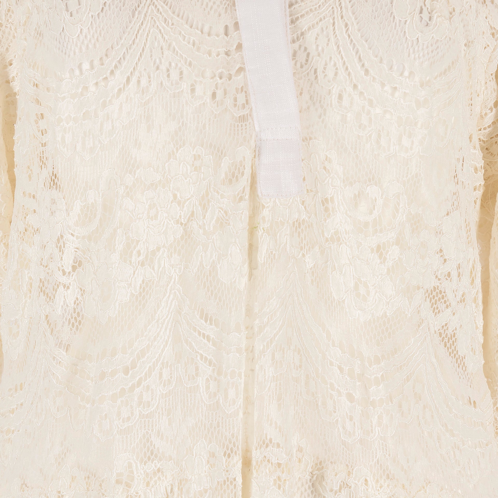 OFF- WHITE DENTELLE DRESS BY IVORI