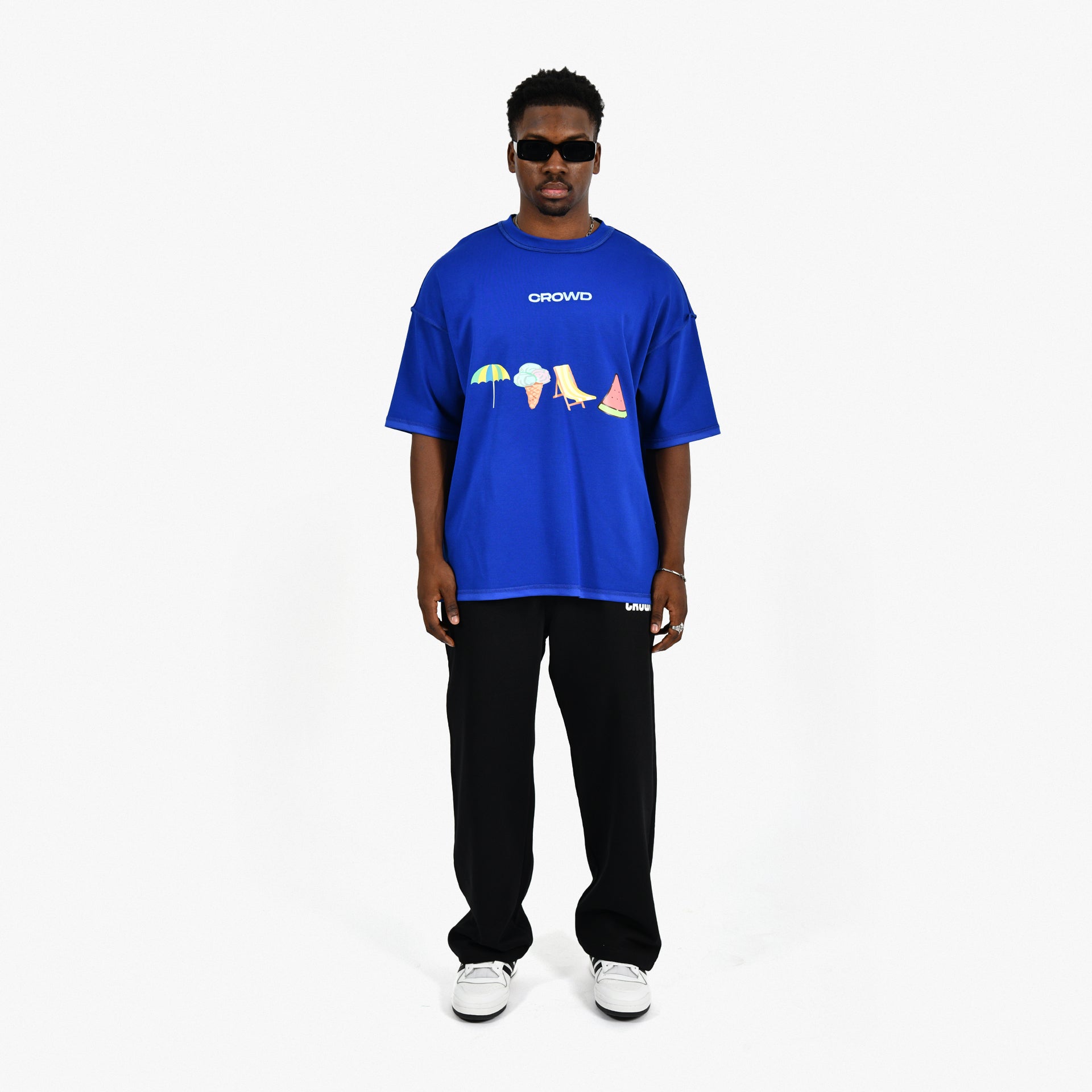 Blue Logo T-shirt From Crowd