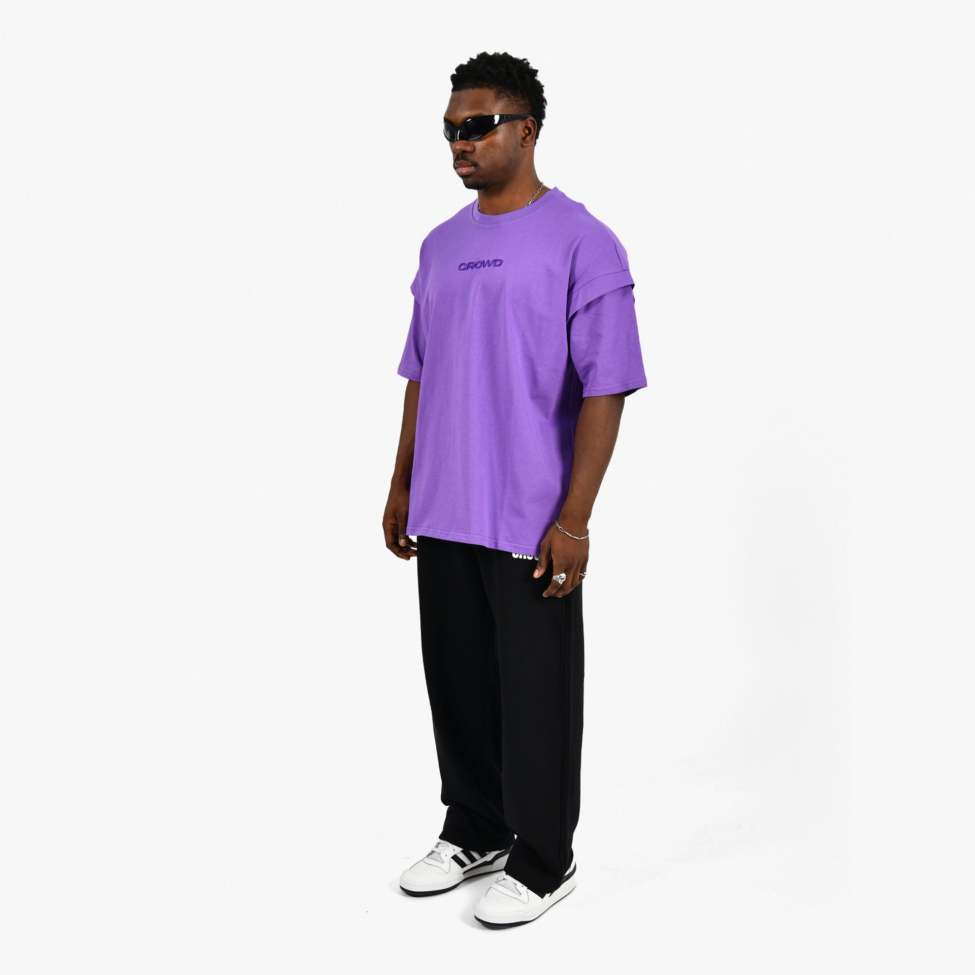 Purple Logo T-shirt From Crowd