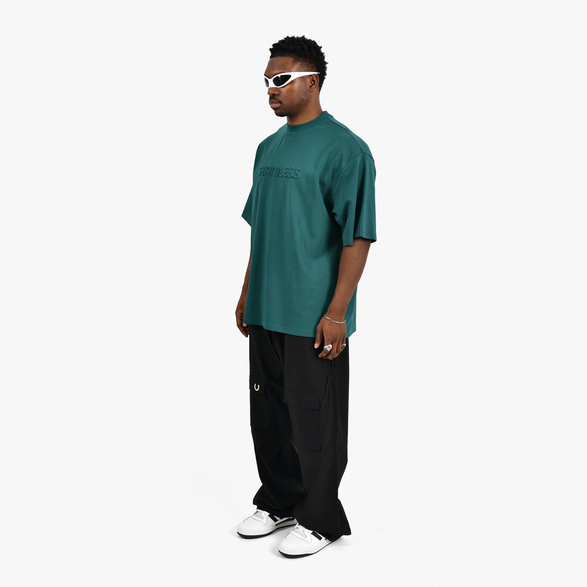 Dark Green Seamless T-shirt From Unisi