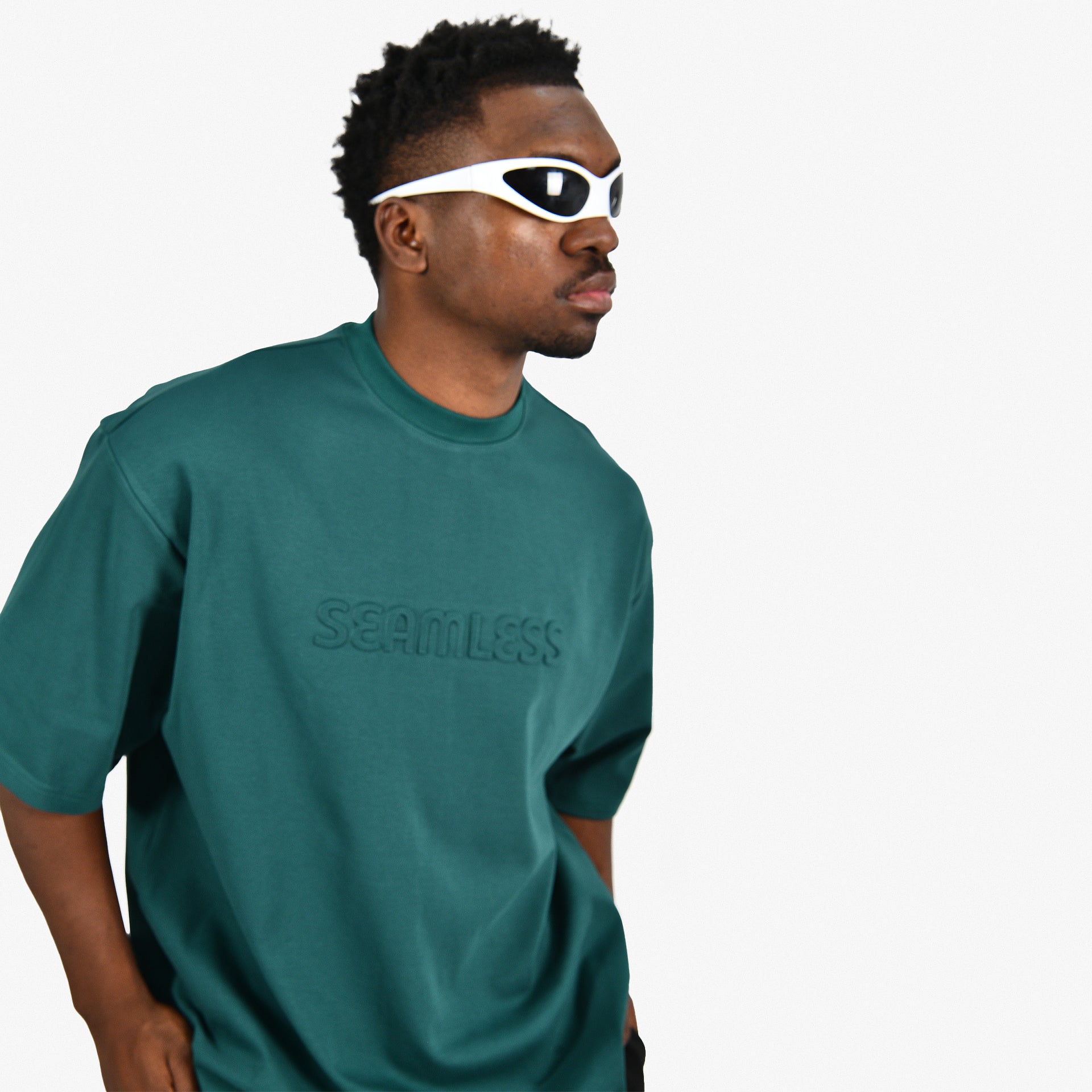 Dark Green Seamless T-shirt From Unisi