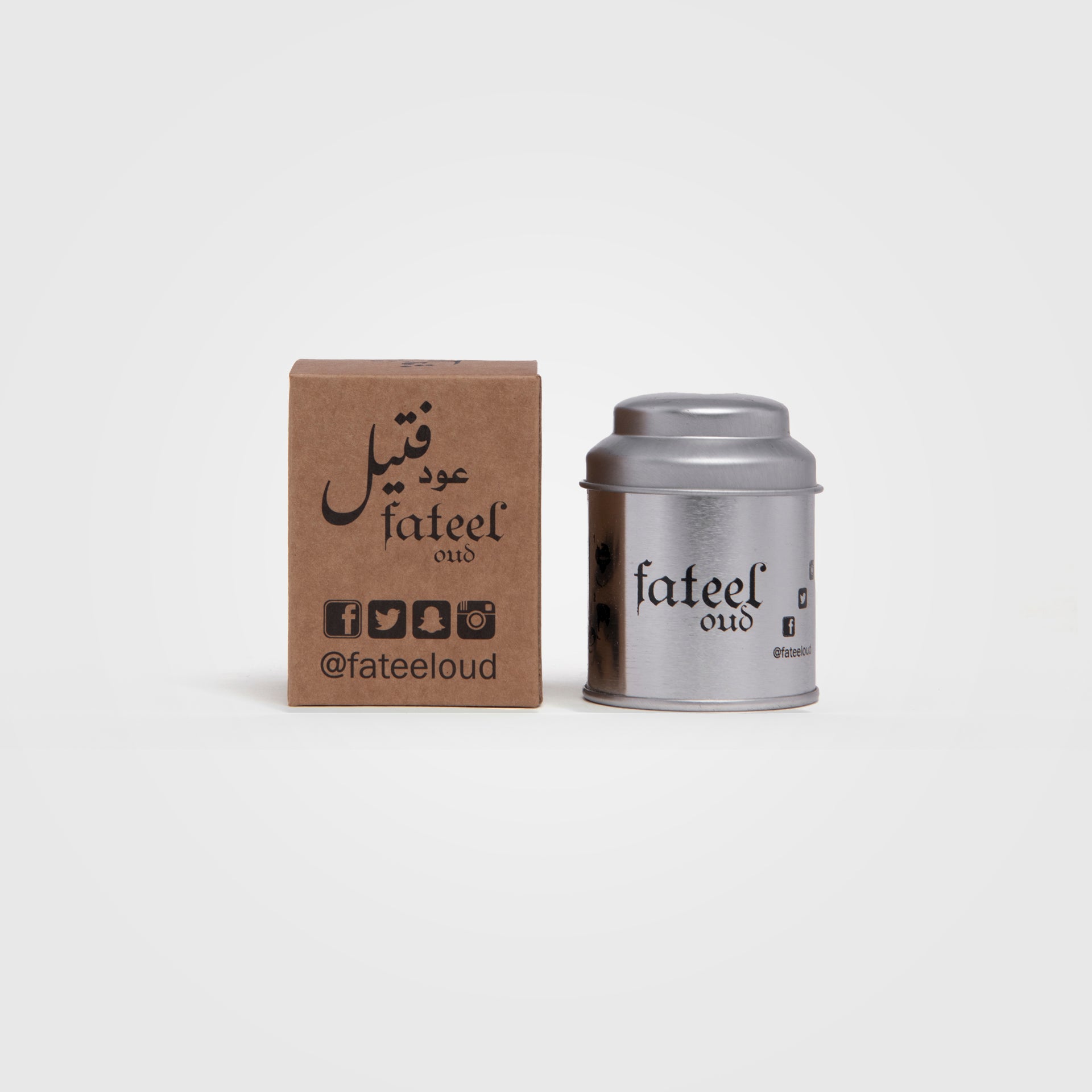 Oud Incense Can From Fateel Oud