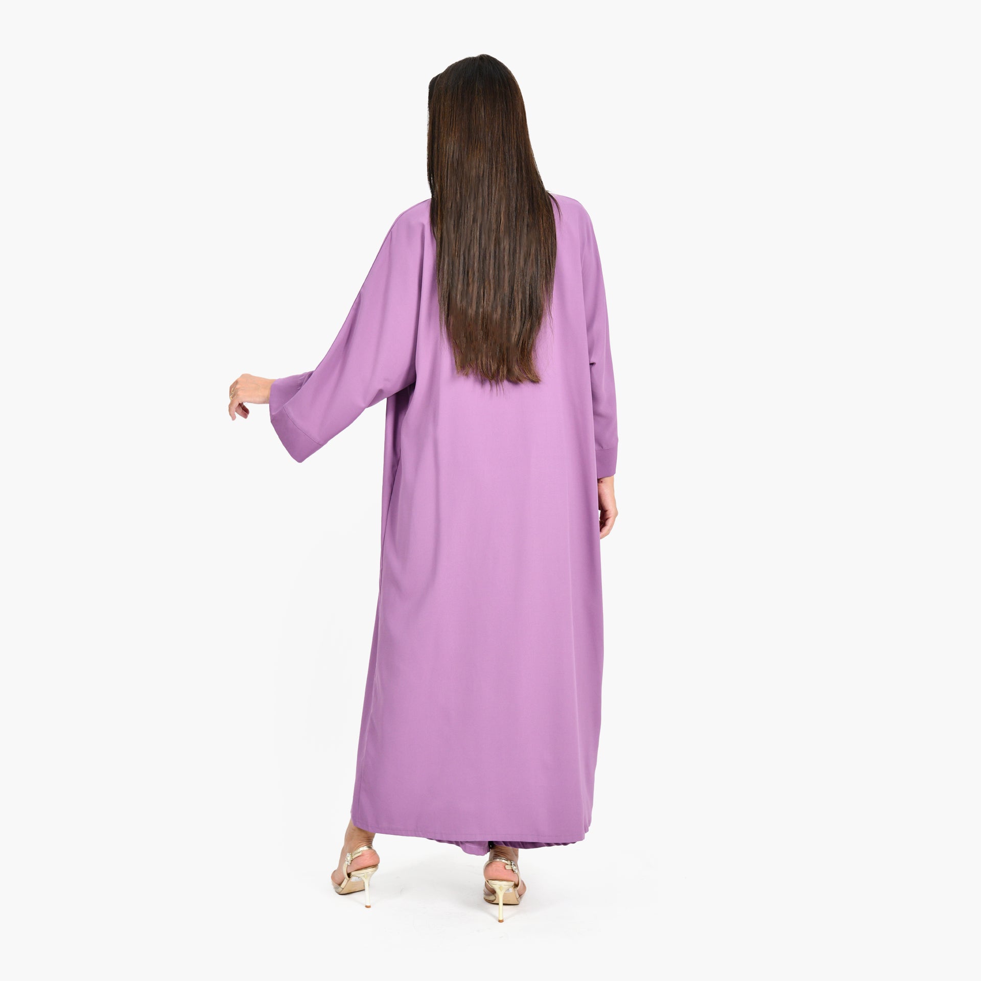 Purple Abaya Set By WeCre8