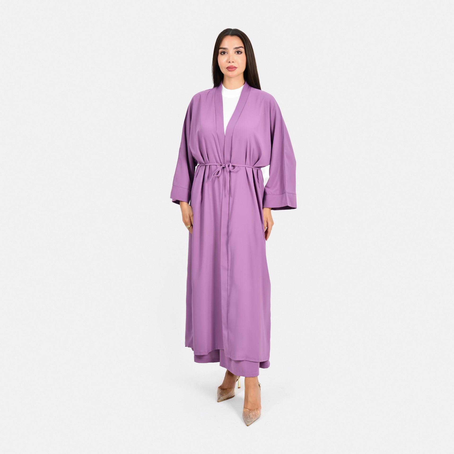 Purple Abaya Set By WeCre8