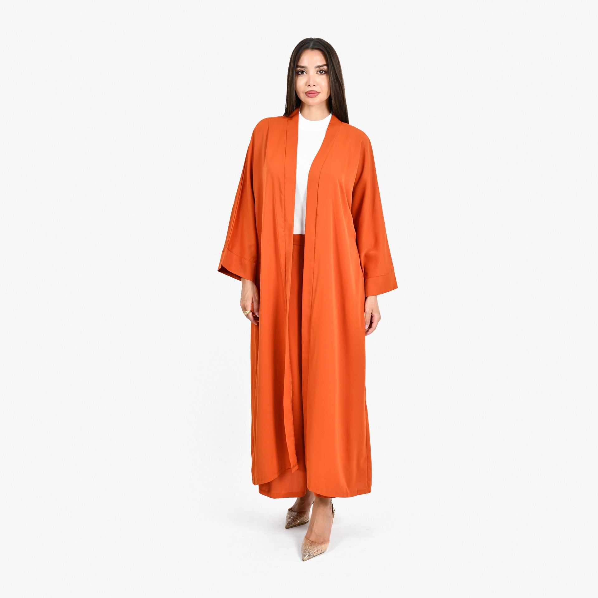 Orange Abaya Set By WeCre8