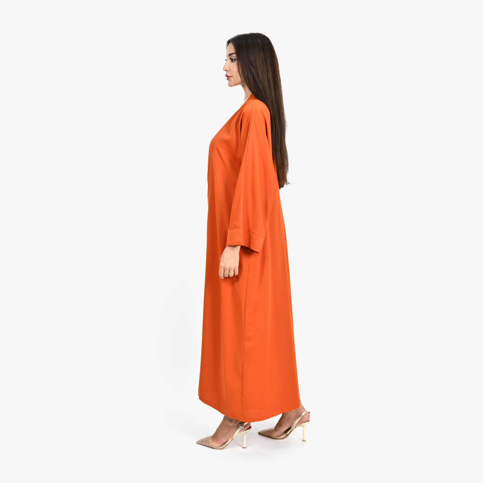 Orange Abaya Set By WeCre8