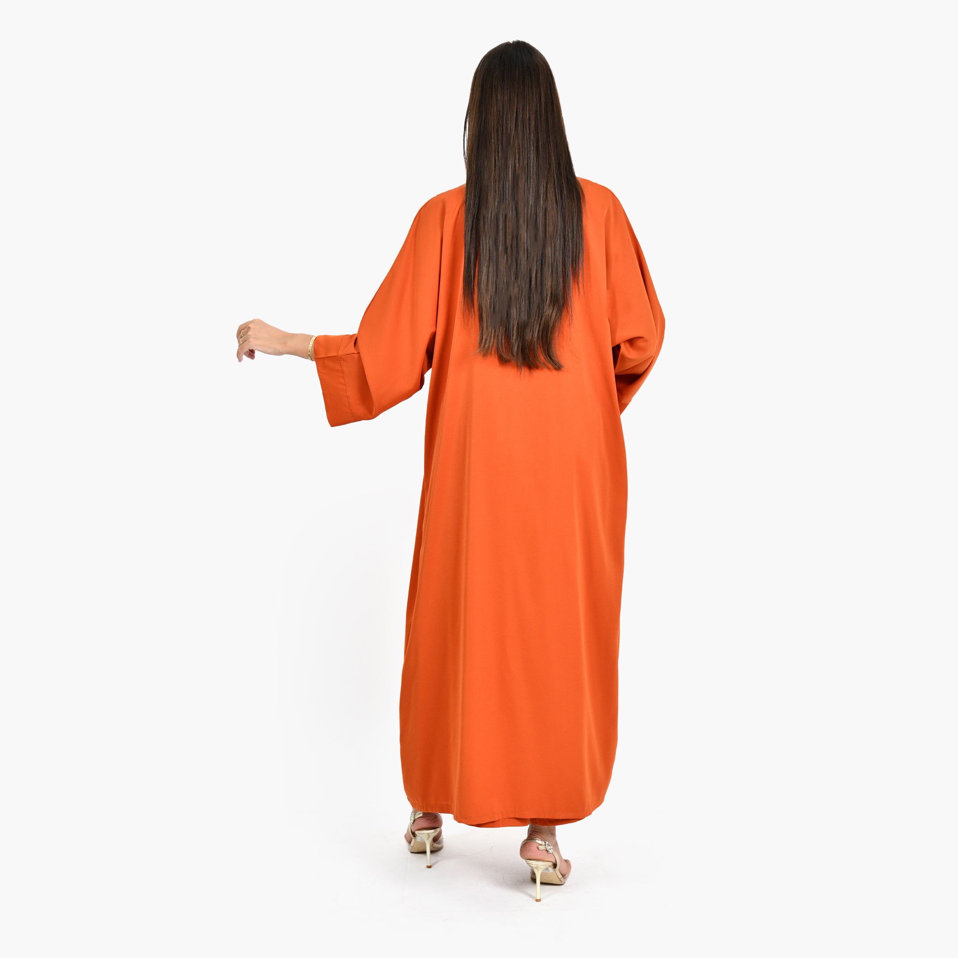 Orange Abaya Set By WeCre8