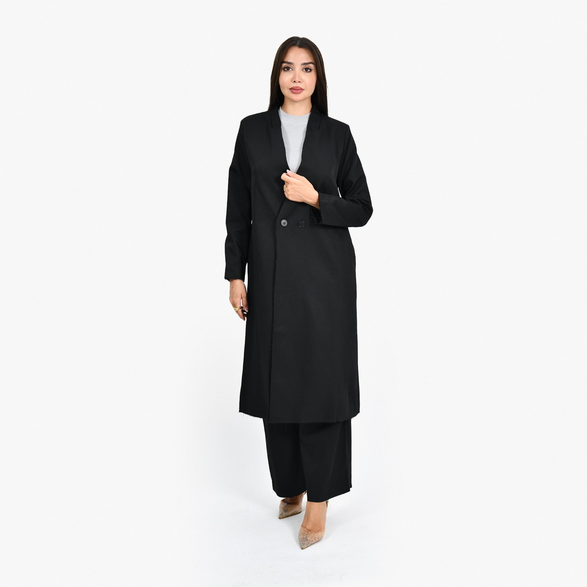 Black Coat Set By WeCre8