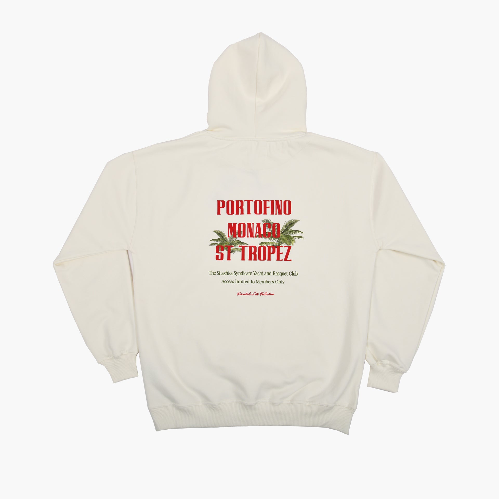 Unisex Cream "Portofino" Hoodie by The Shashka Syndicate