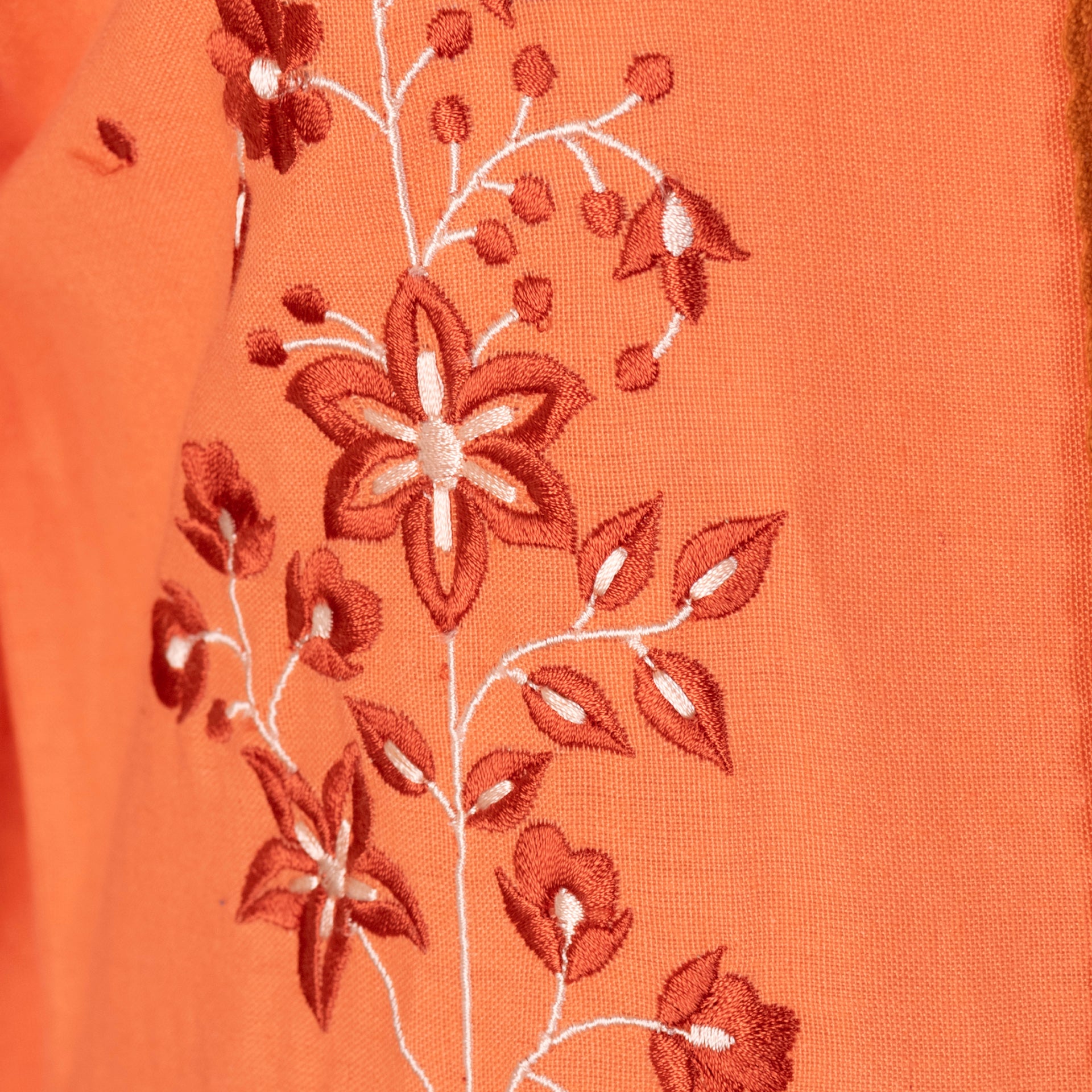Coral embroidery Jalabiya From Darzah