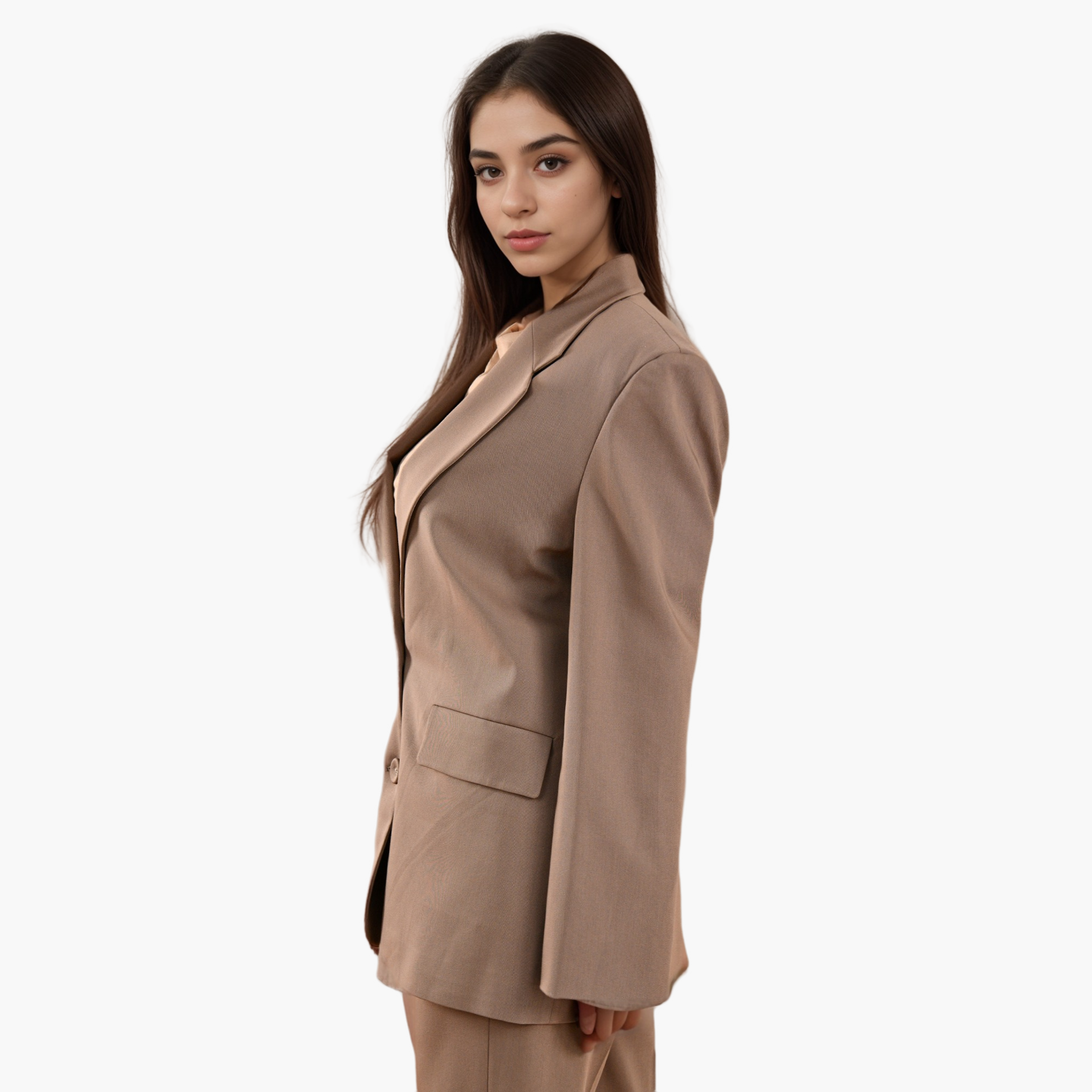 Brown Classic Blazer by WECRE8