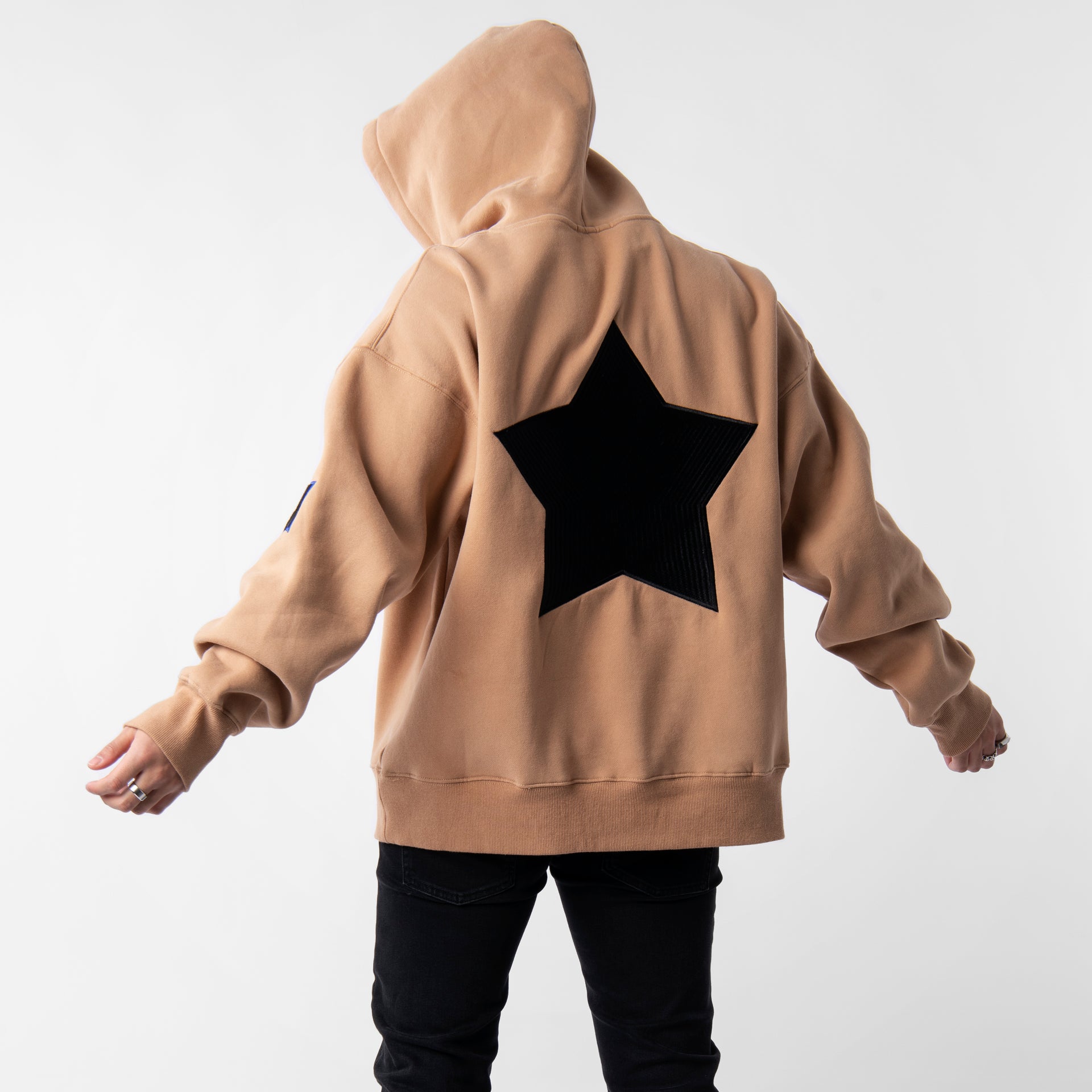 Beige Classic Hoodie From I'm West