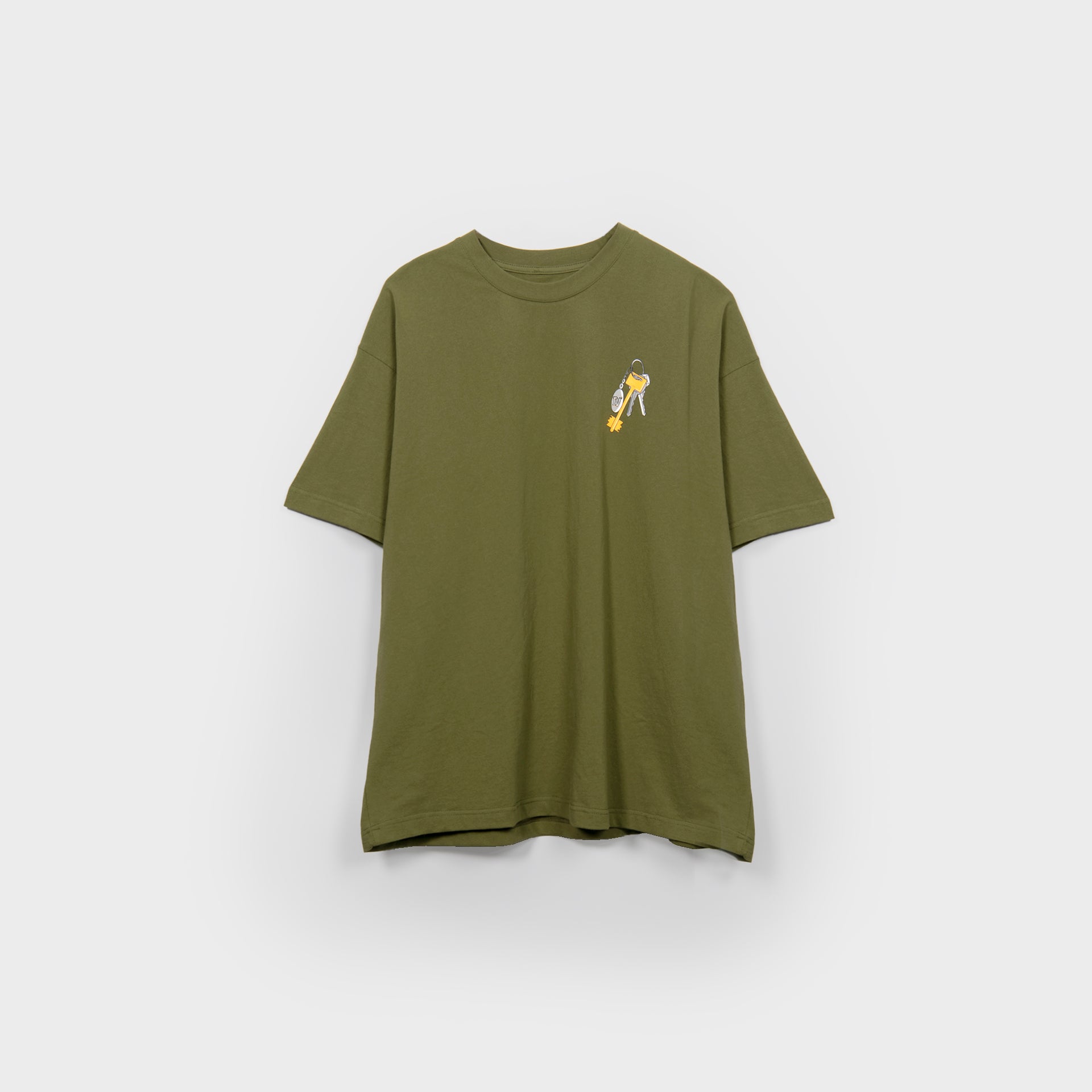 Green "Old Keys" T-shirt From Triple Four