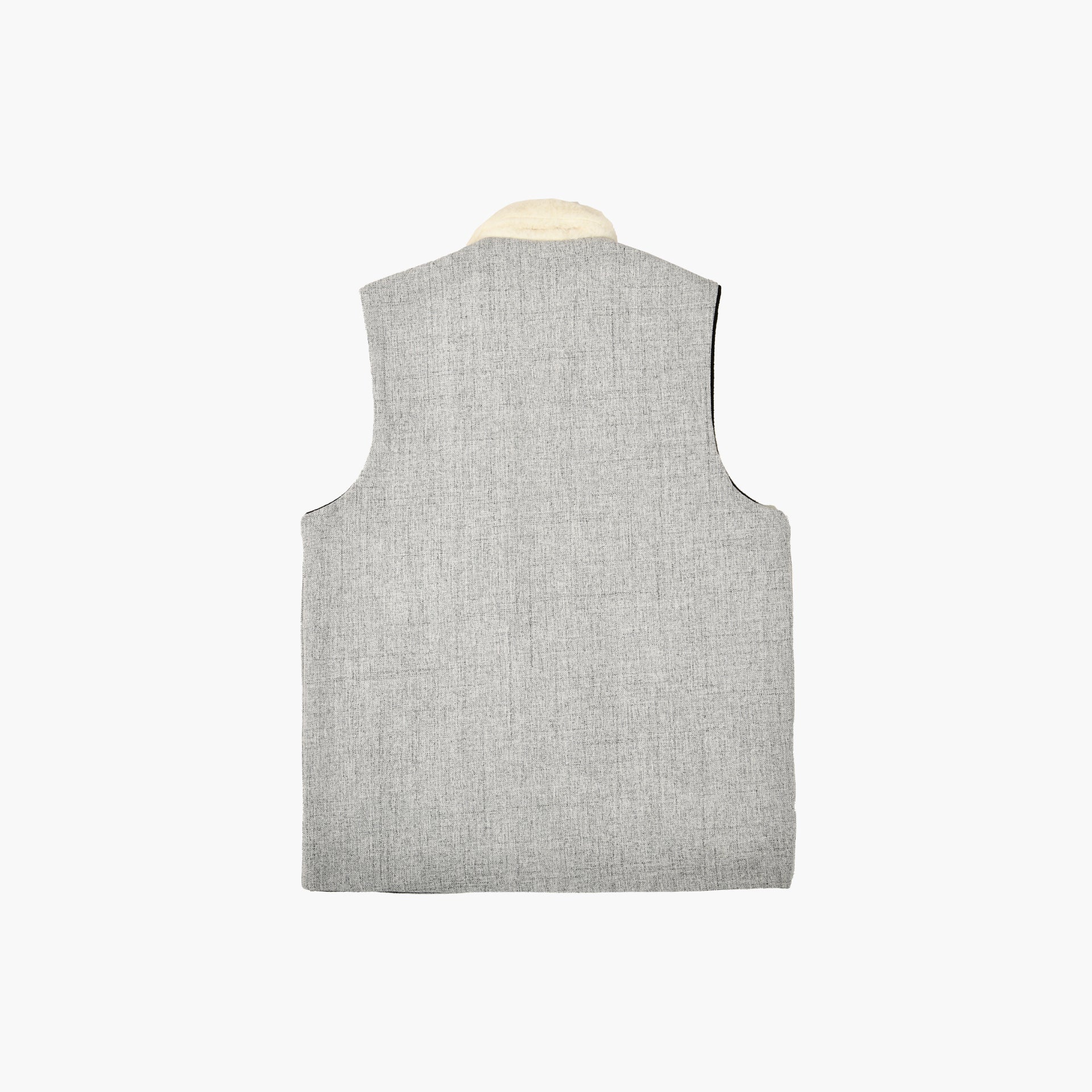 Men's Drak Gray and Black Double-Face Sederi Vest by H&A