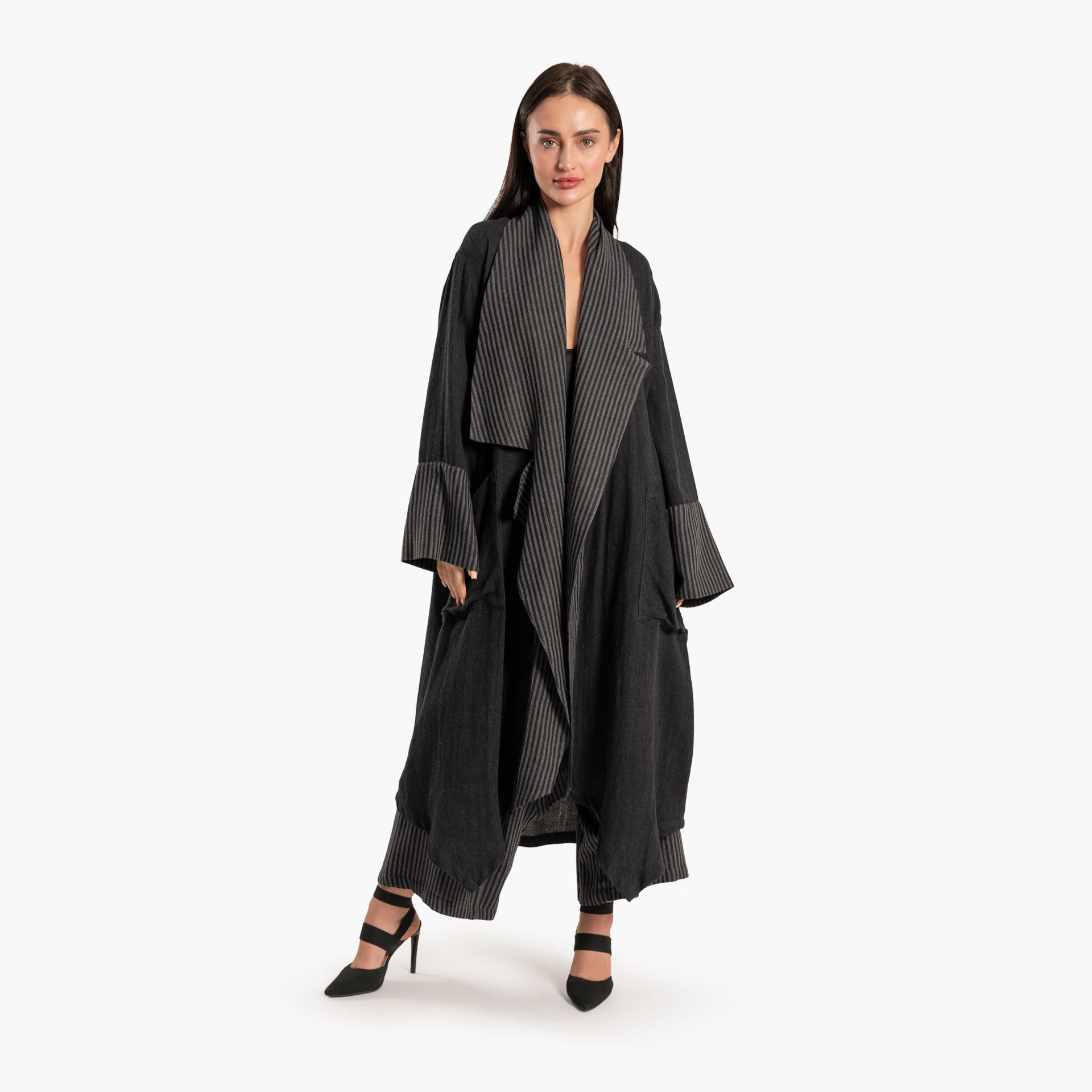 Women Formal Black Coat by WECRE8