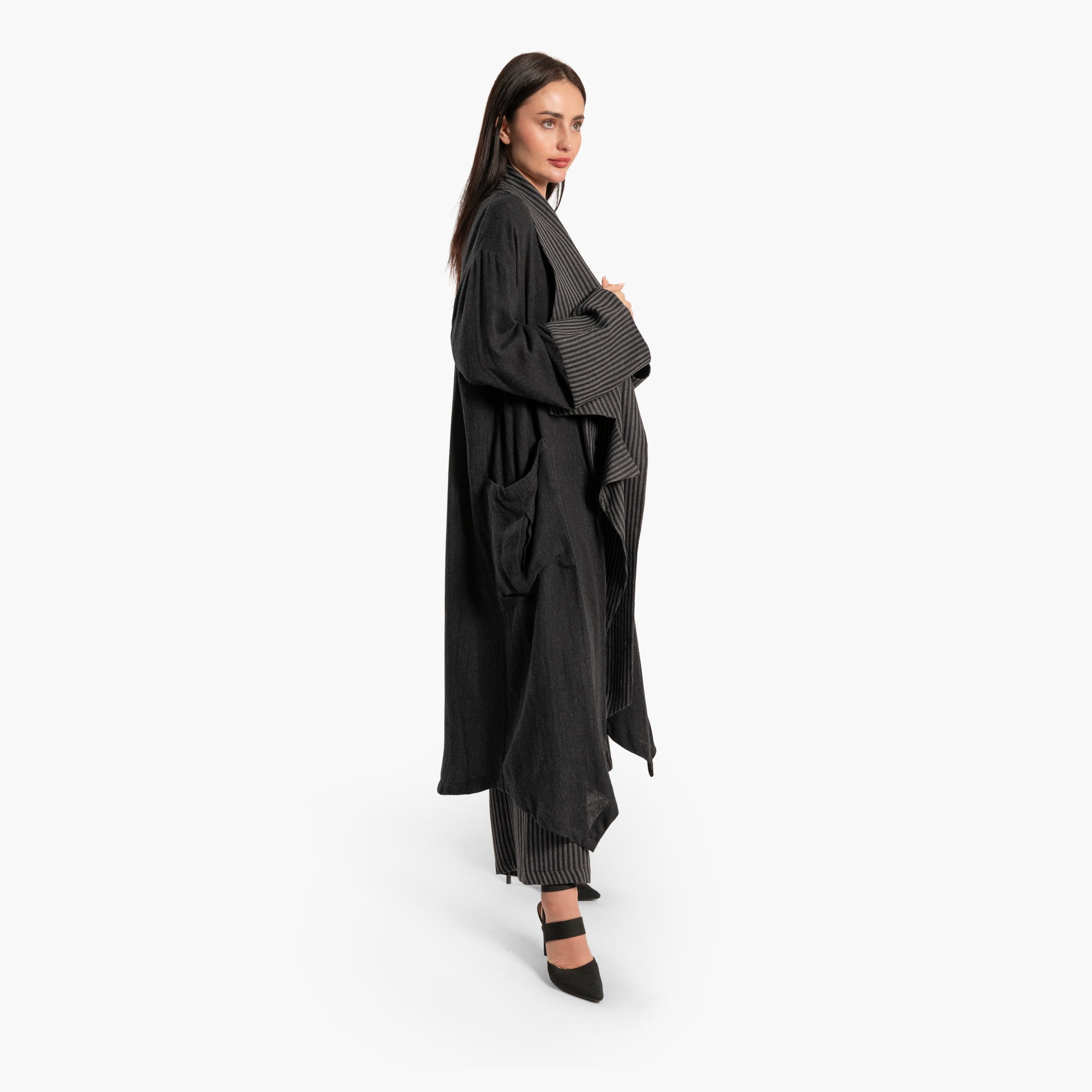 Women Formal Black Coat by WECRE8