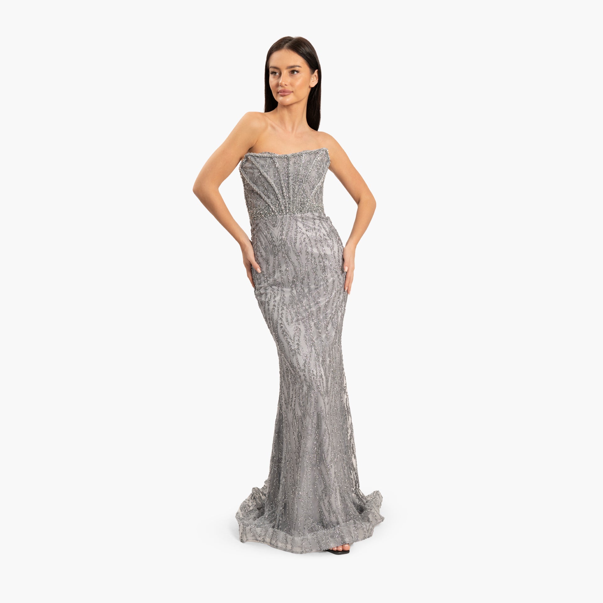 Women Silver Dress By WECRE8