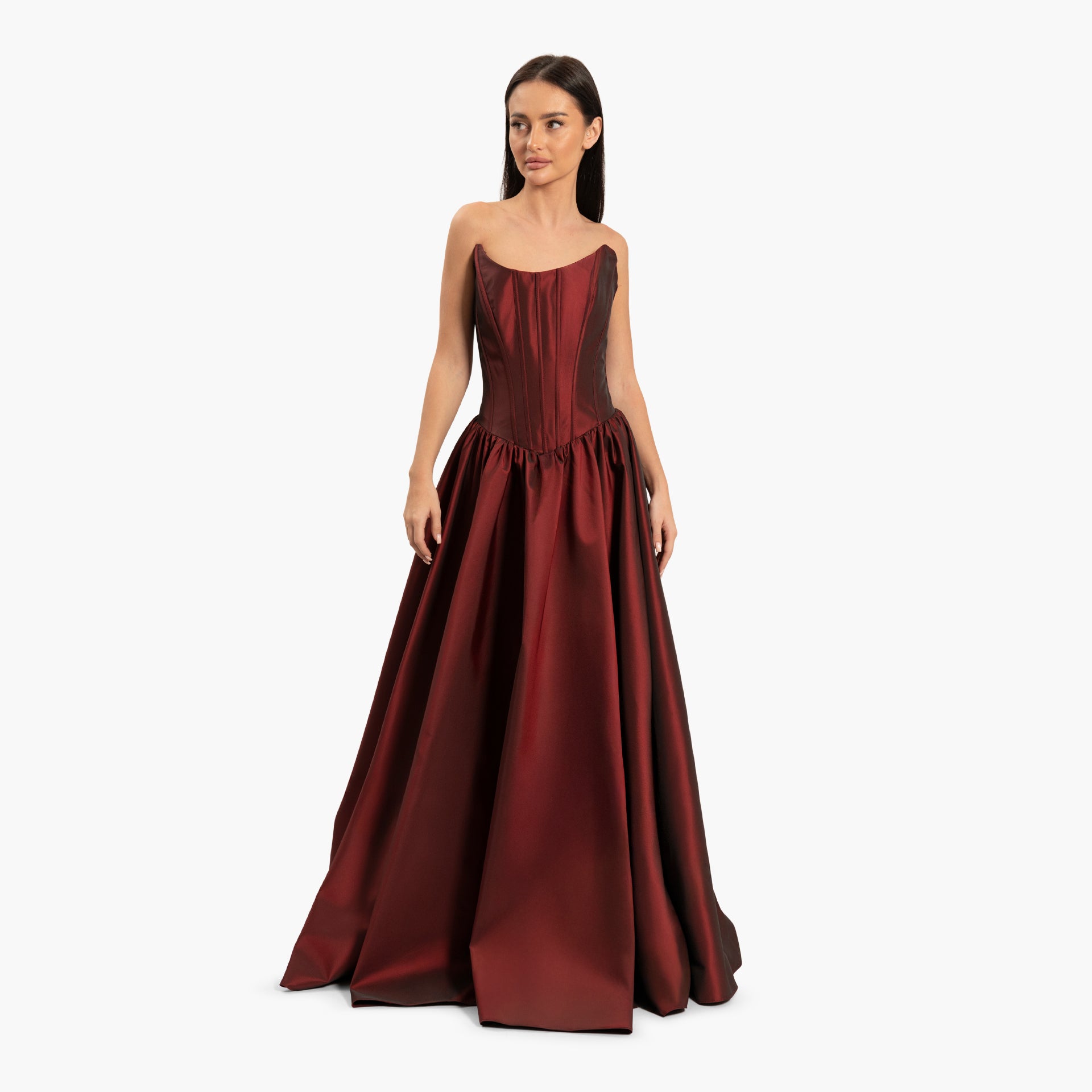 Women Maroon Dress By WECRE8