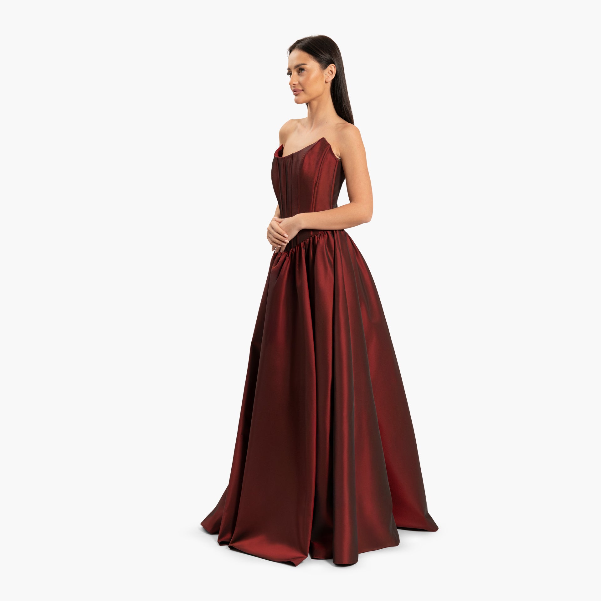 Women's Maroon Dress By WECRE8