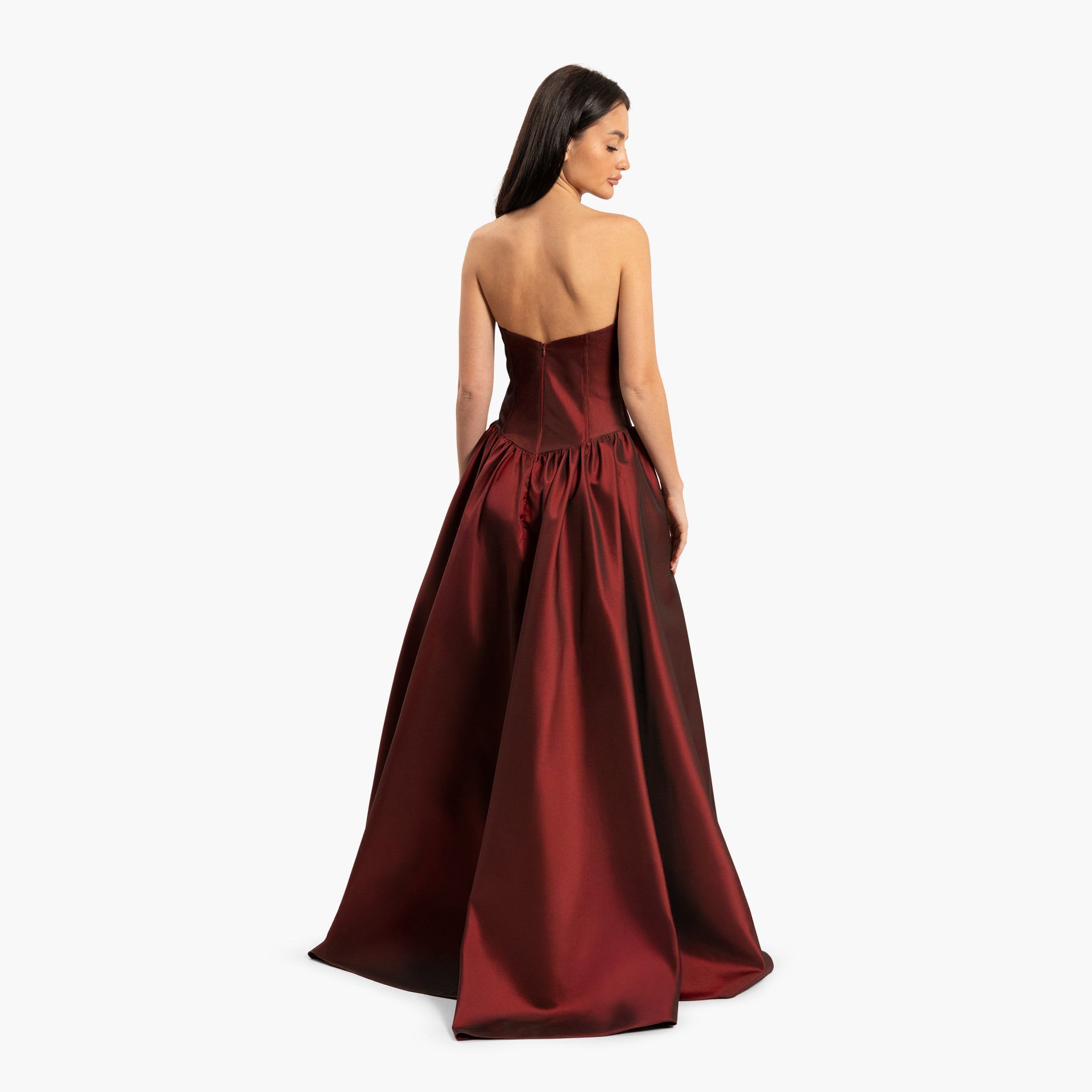 Women's Maroon Dress By WECRE8