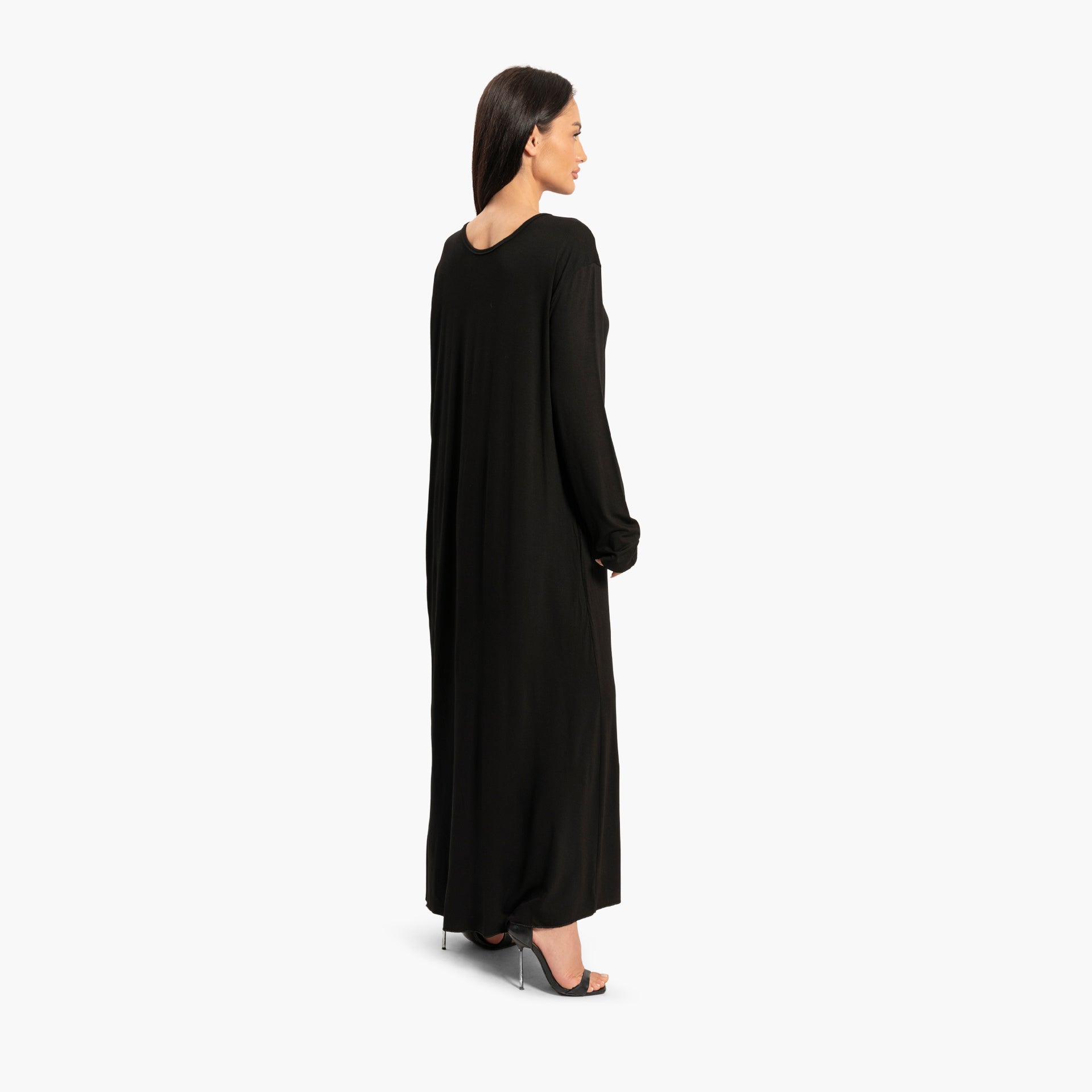 Women's Black Cotton Dress By WECRE8