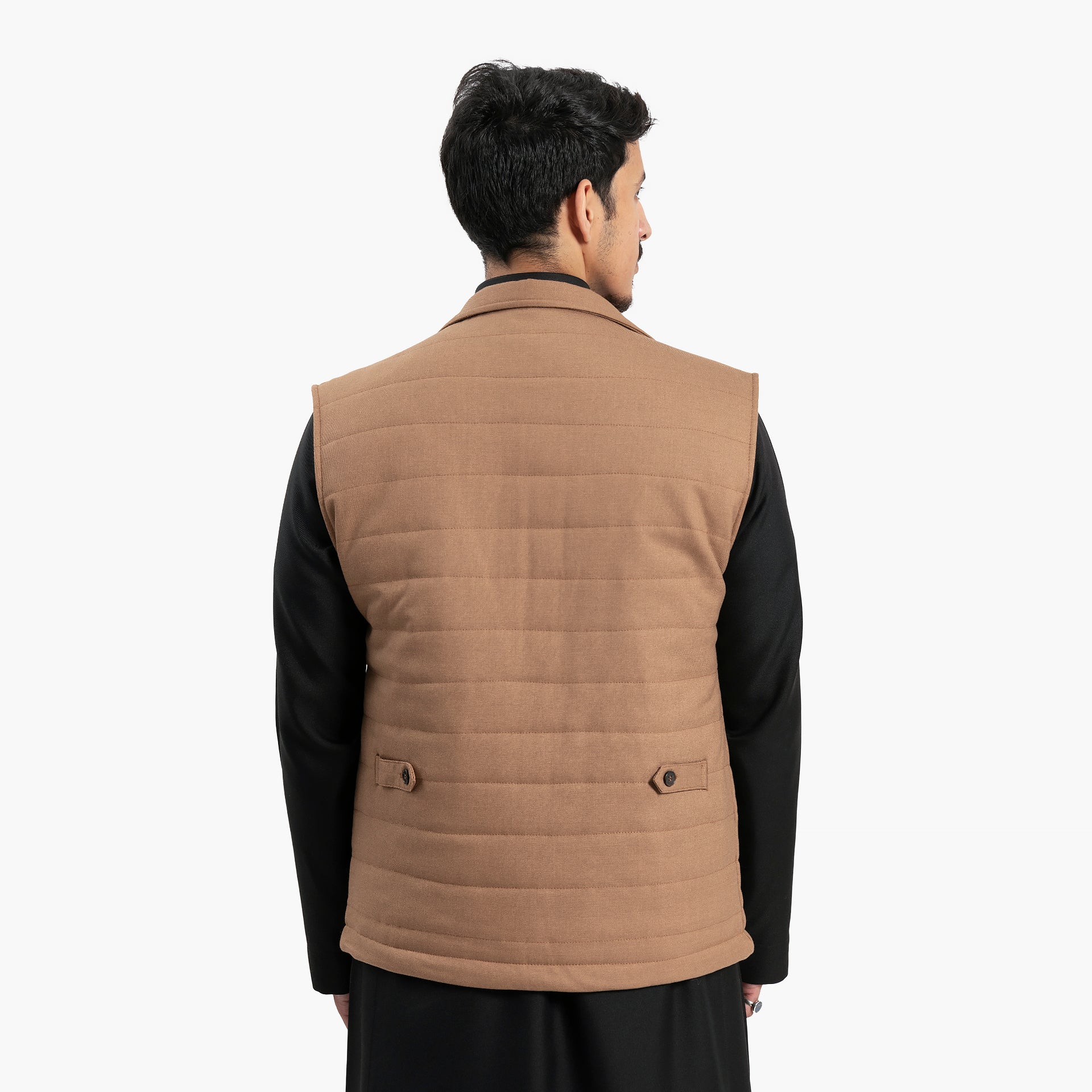 Men Camel Vest by WECRE8