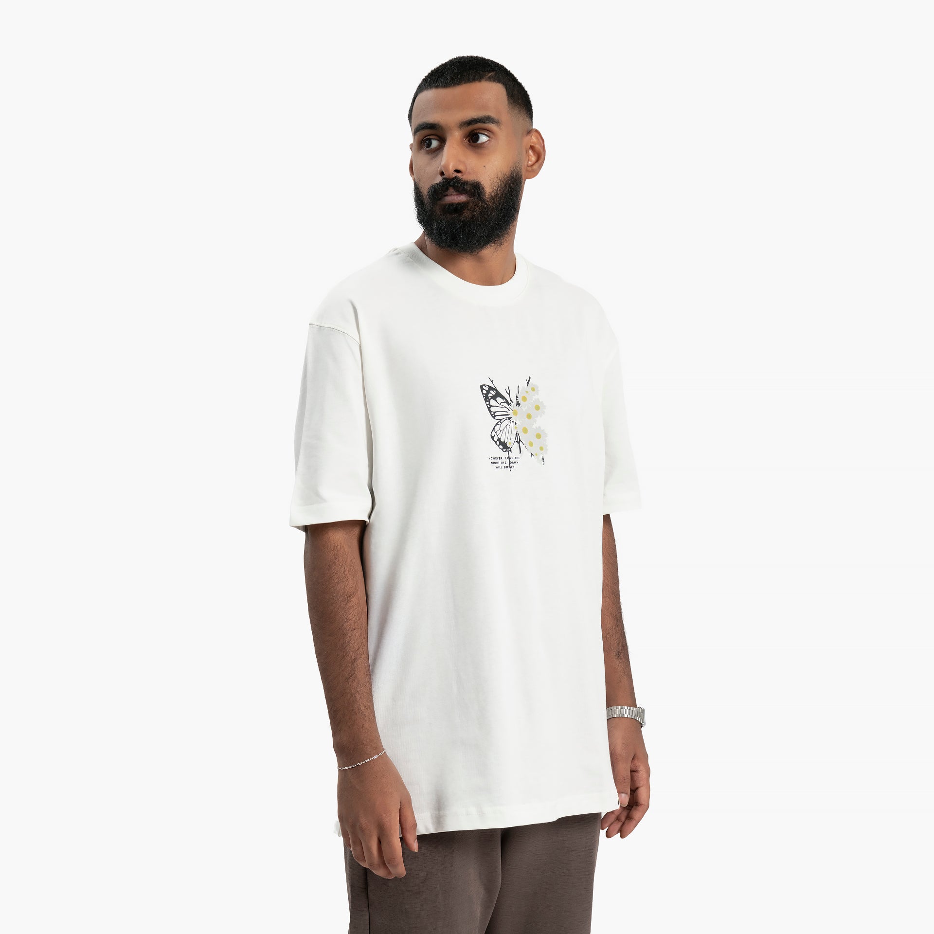 Men's White Dawn T-shirt by WECRE8