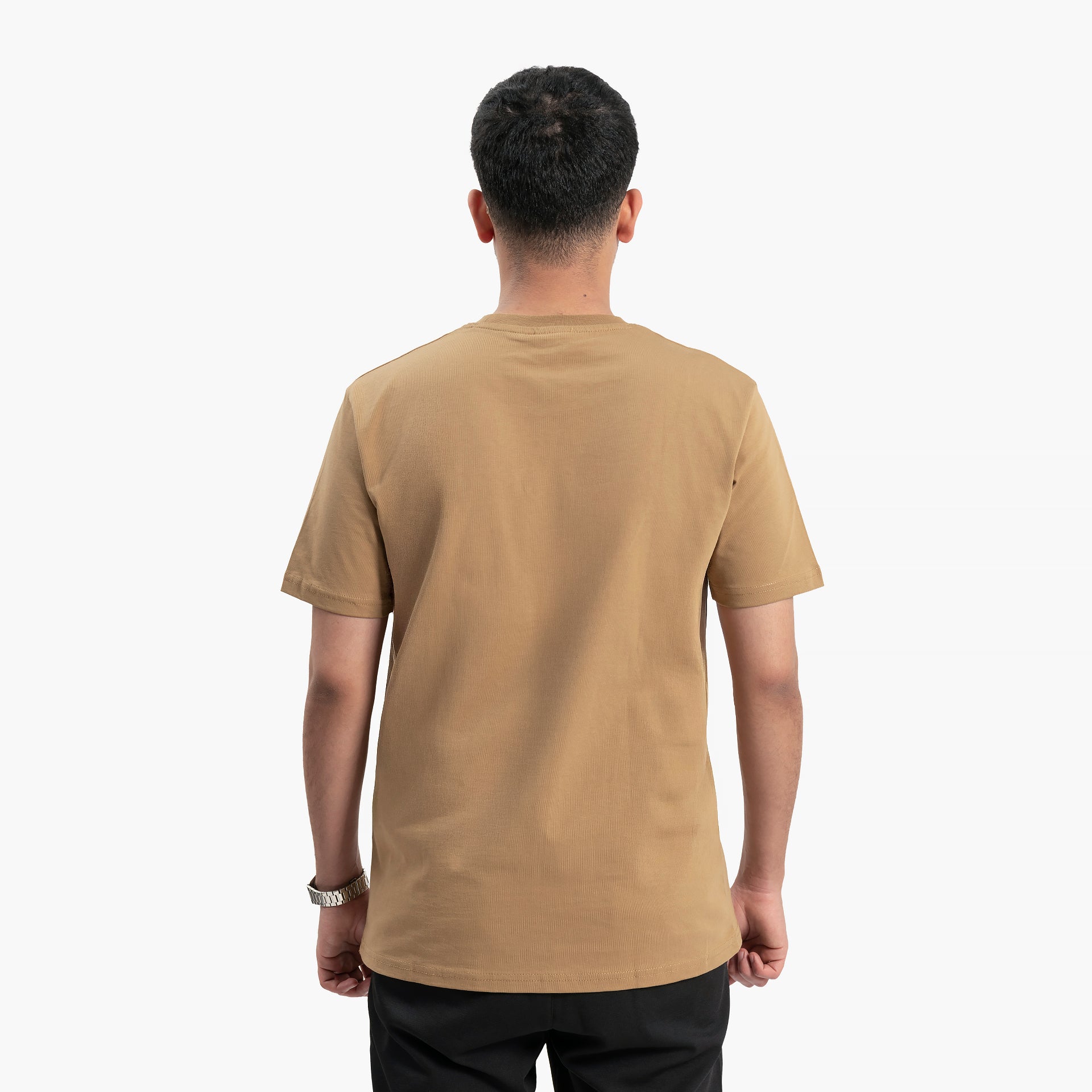 Men Camel T-Shirt by WECRE8