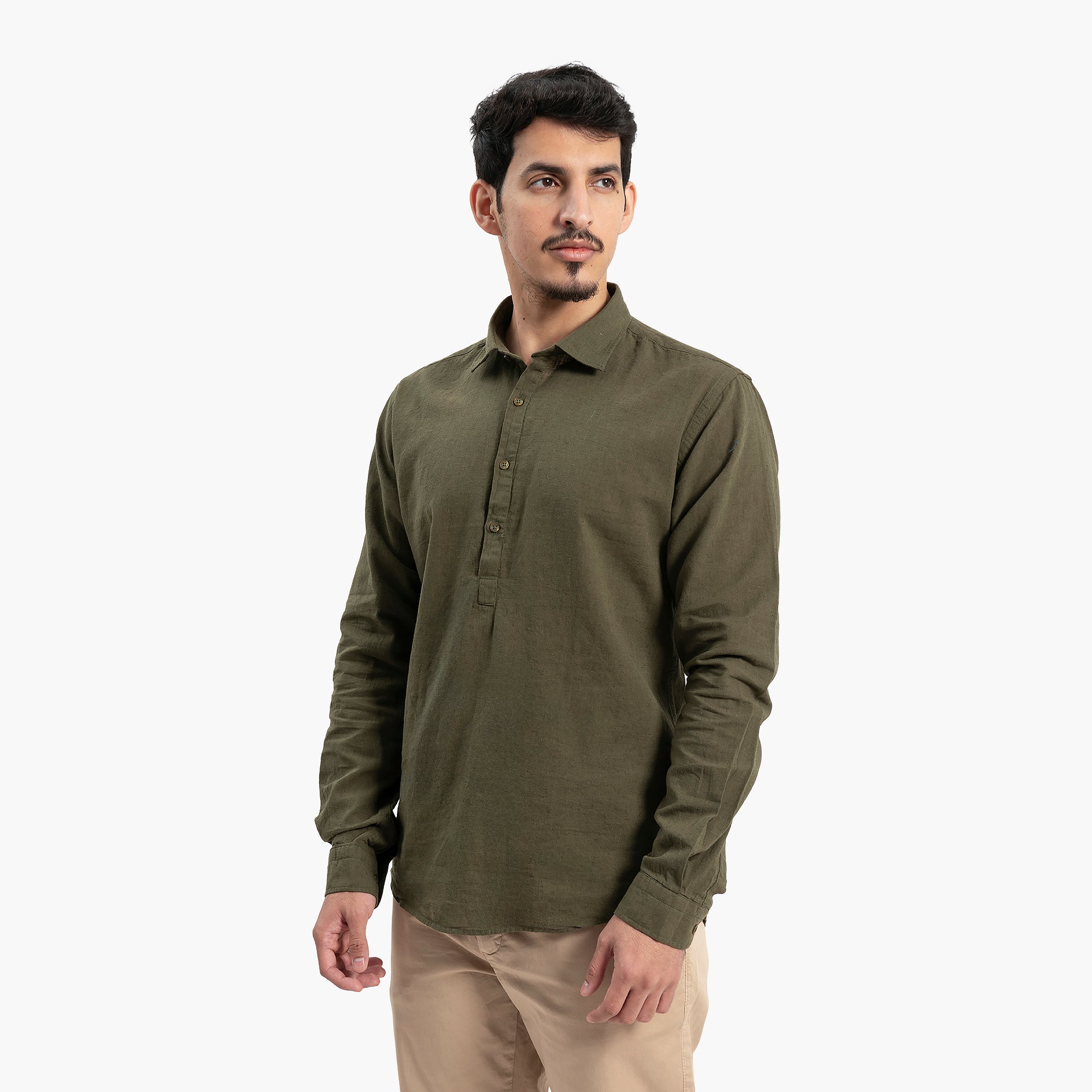 Men Olive T-Shirt by WECRE8