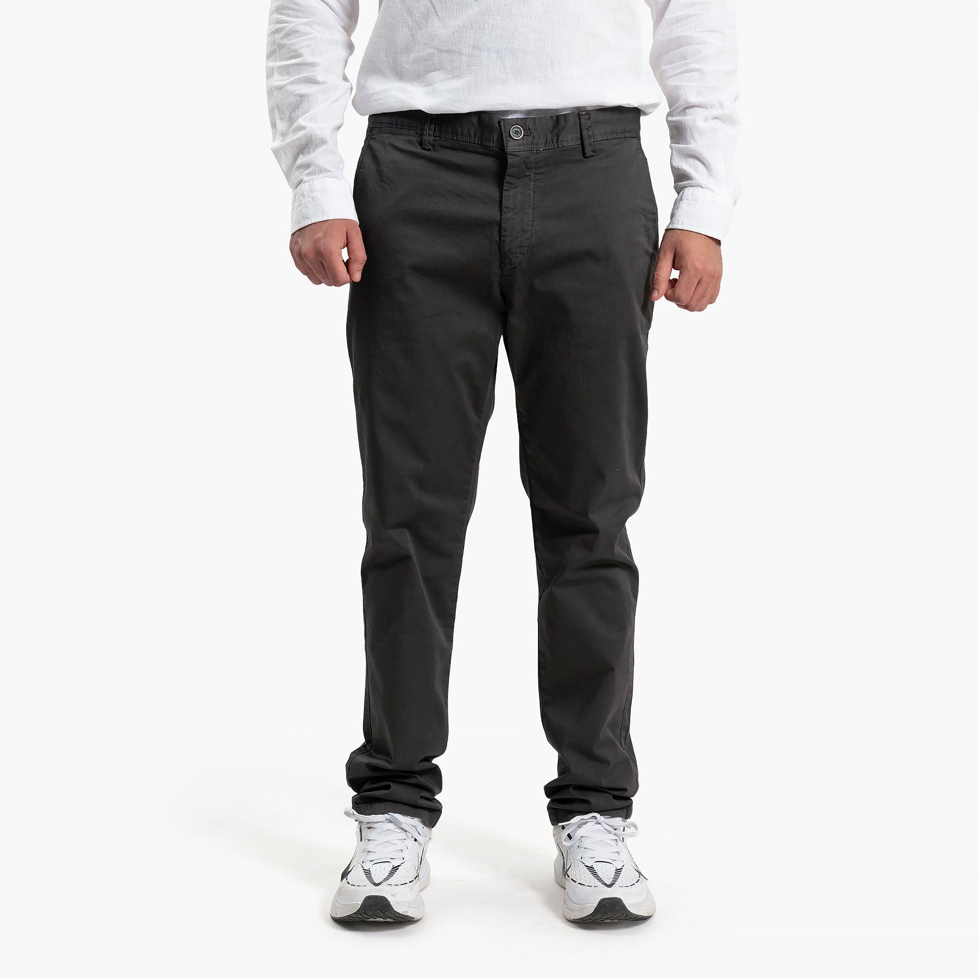 Men's Dark Gray Classic Trousers By WECRE8